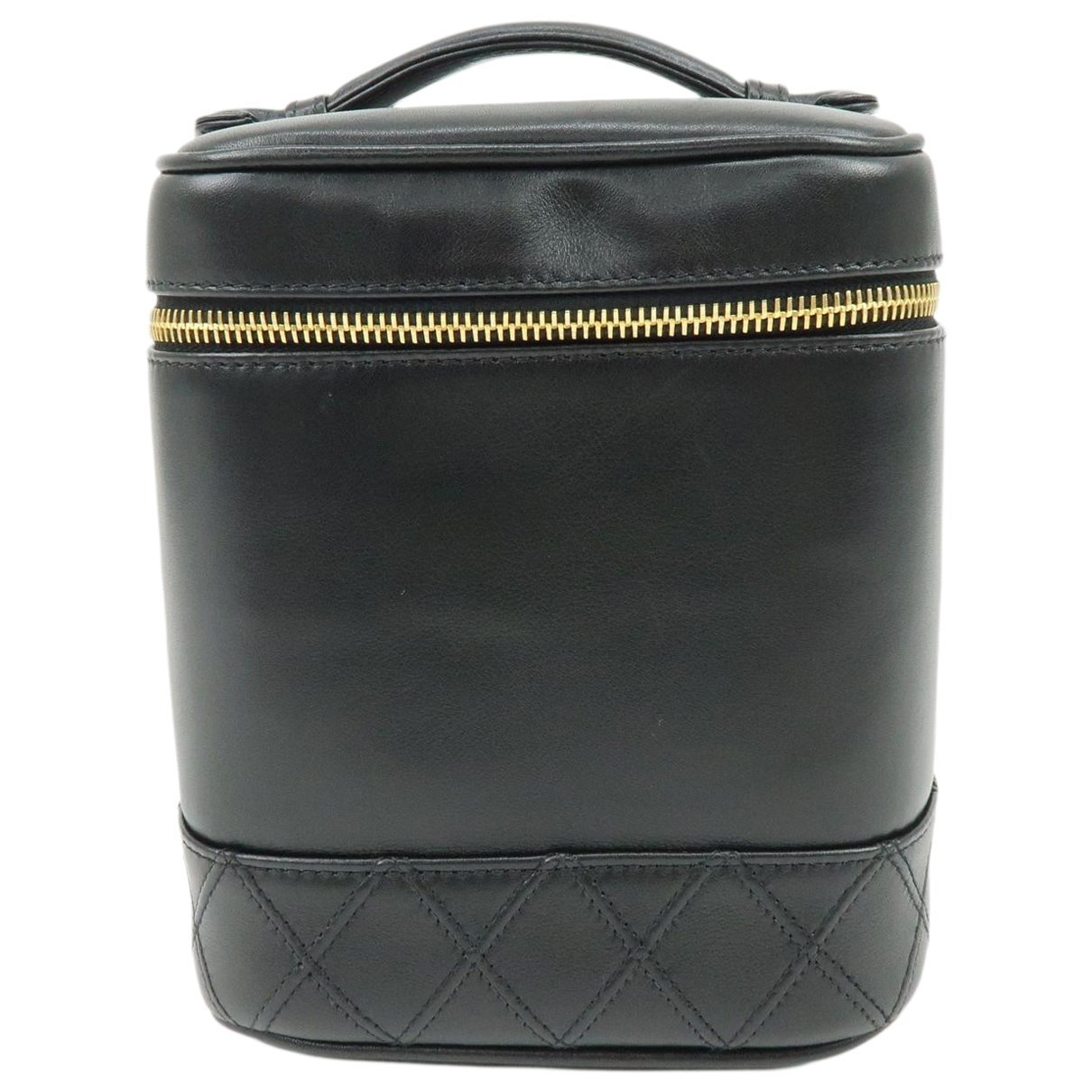 Vanity leather handbag