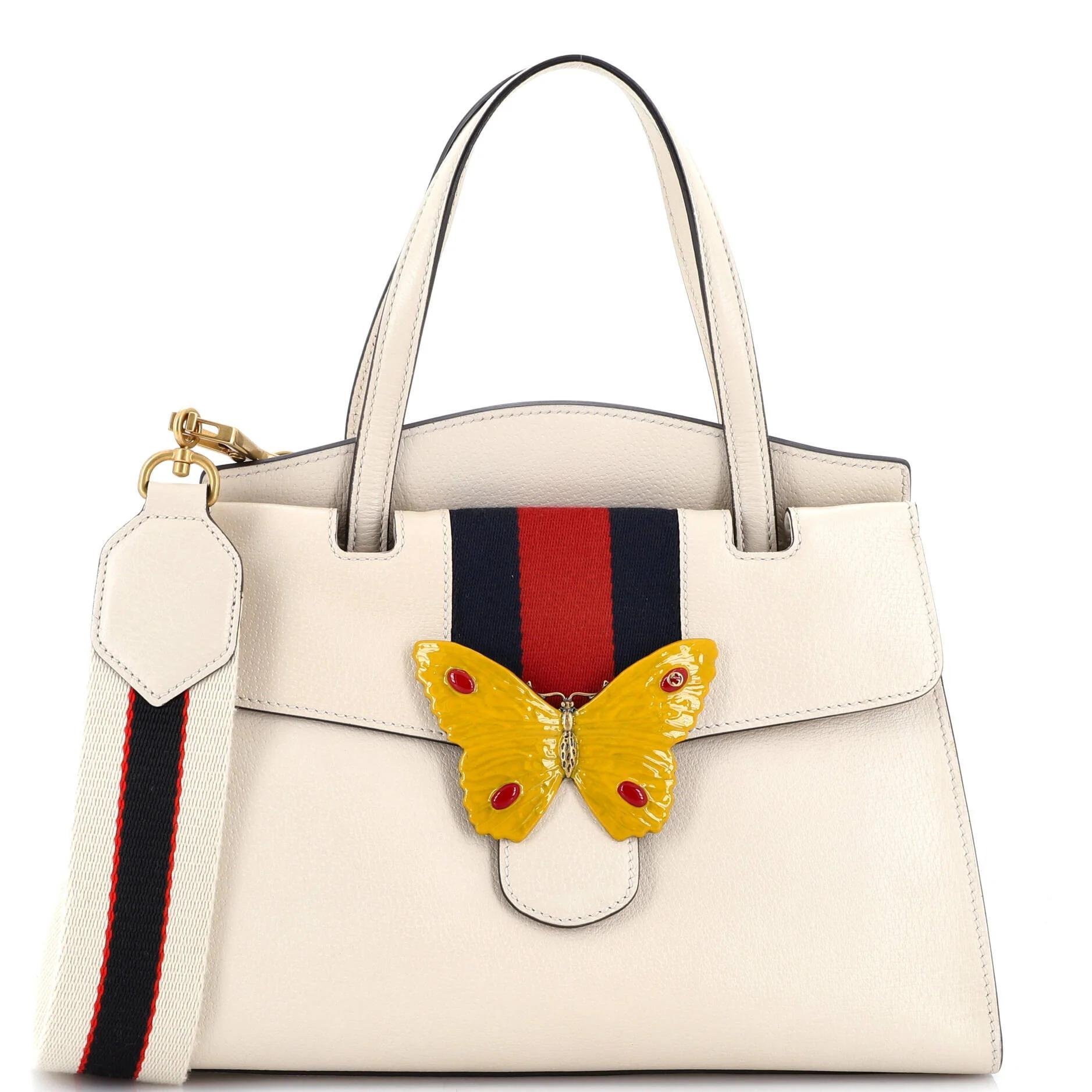 Leather tote