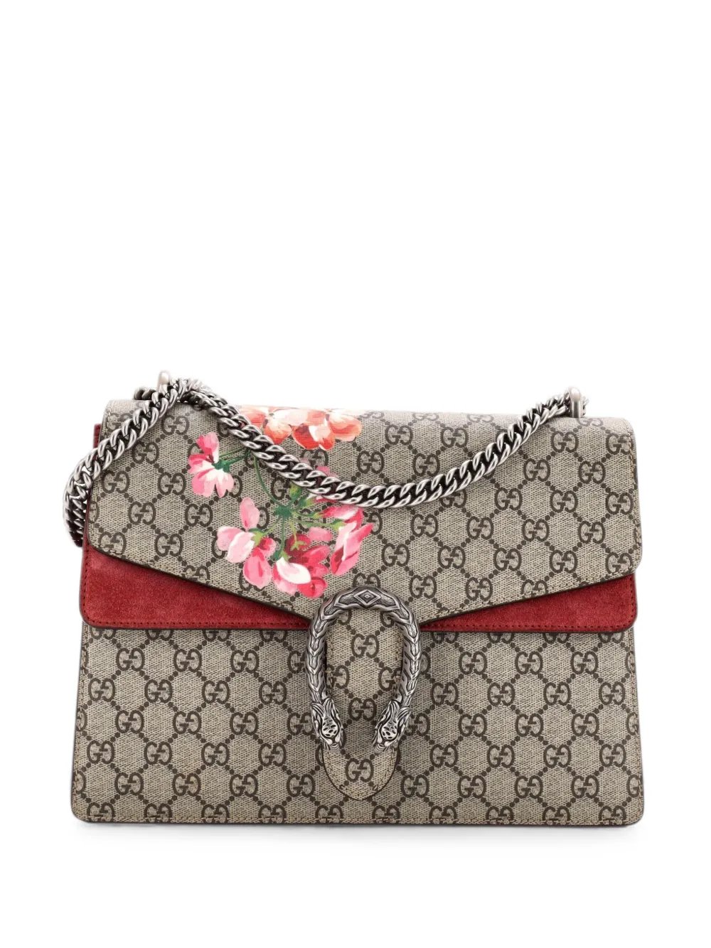 Dionysus Bag Blooms Print GG Coated Canvas Medium shoulder bag