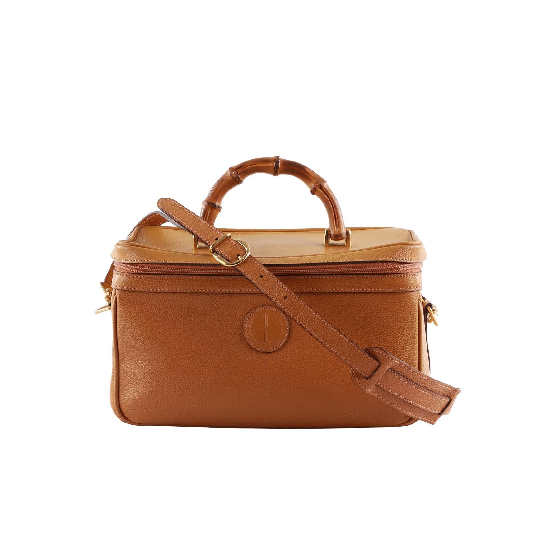 Leather tote