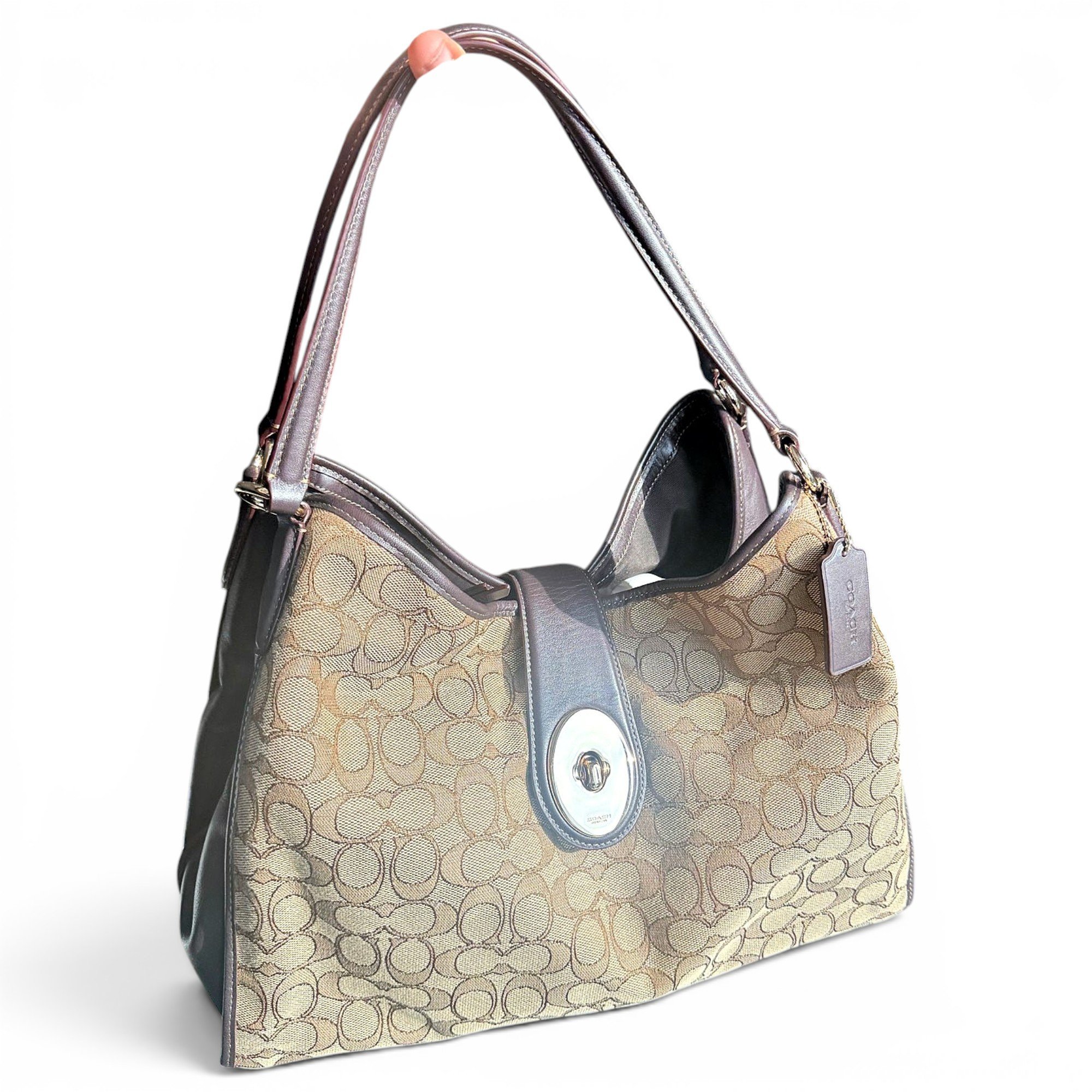 Hamilton Hobo leather handbag