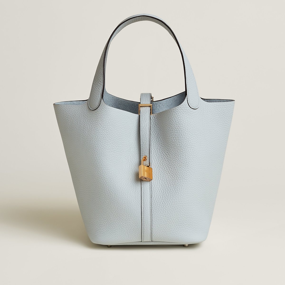 Bleu Pâle Picotin Lock 22 Bag