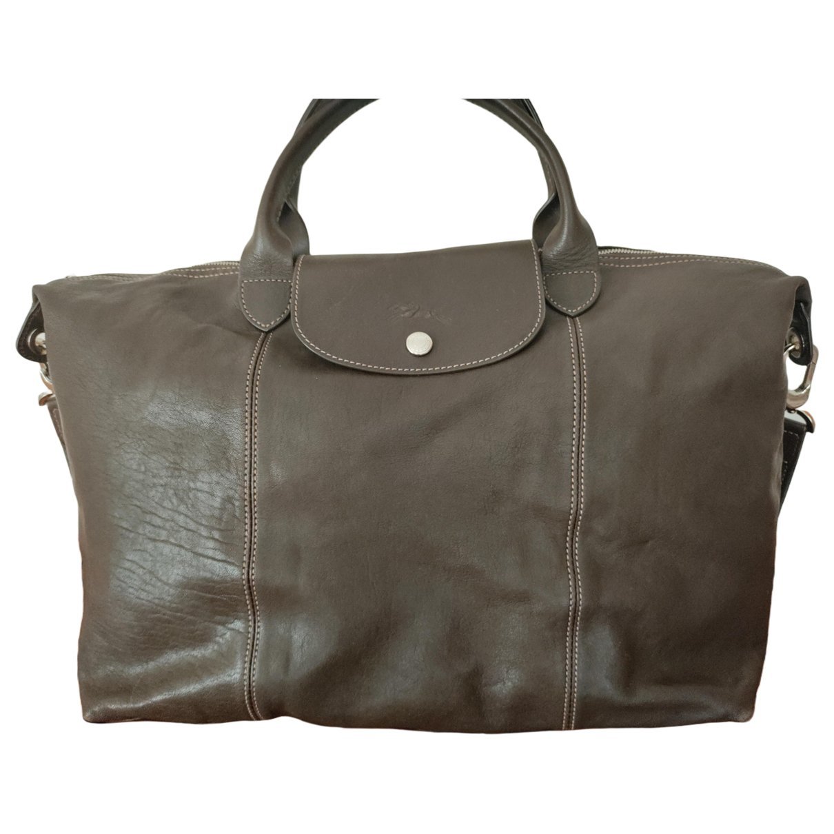 Longchamp Pliage leather handbag