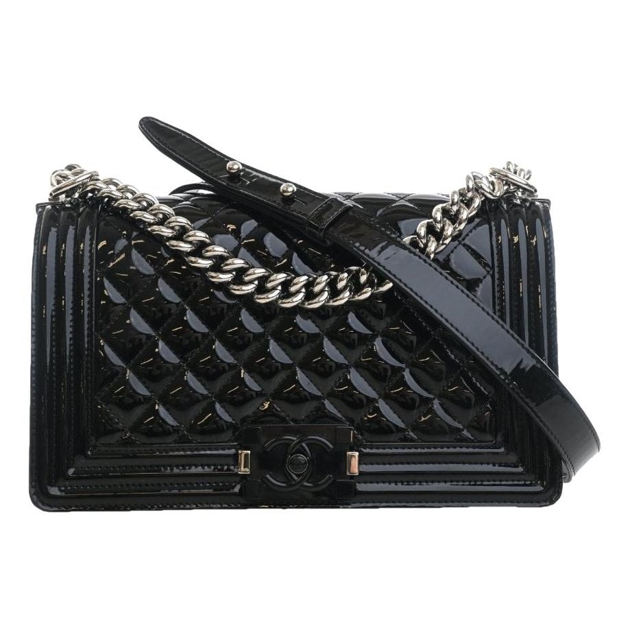 Patent leather crossbody bag