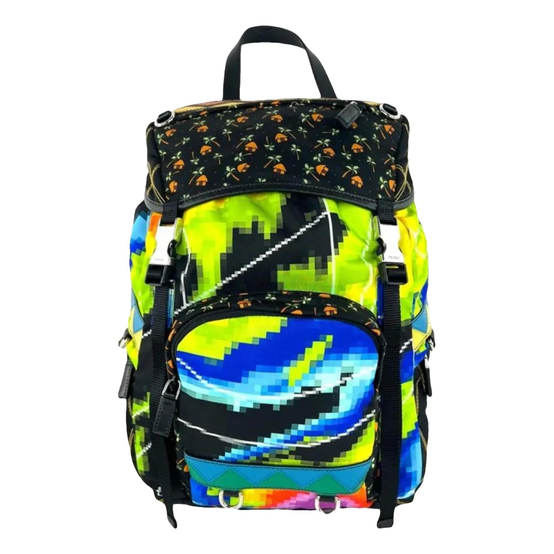 Re-Nylon cloth backpack
