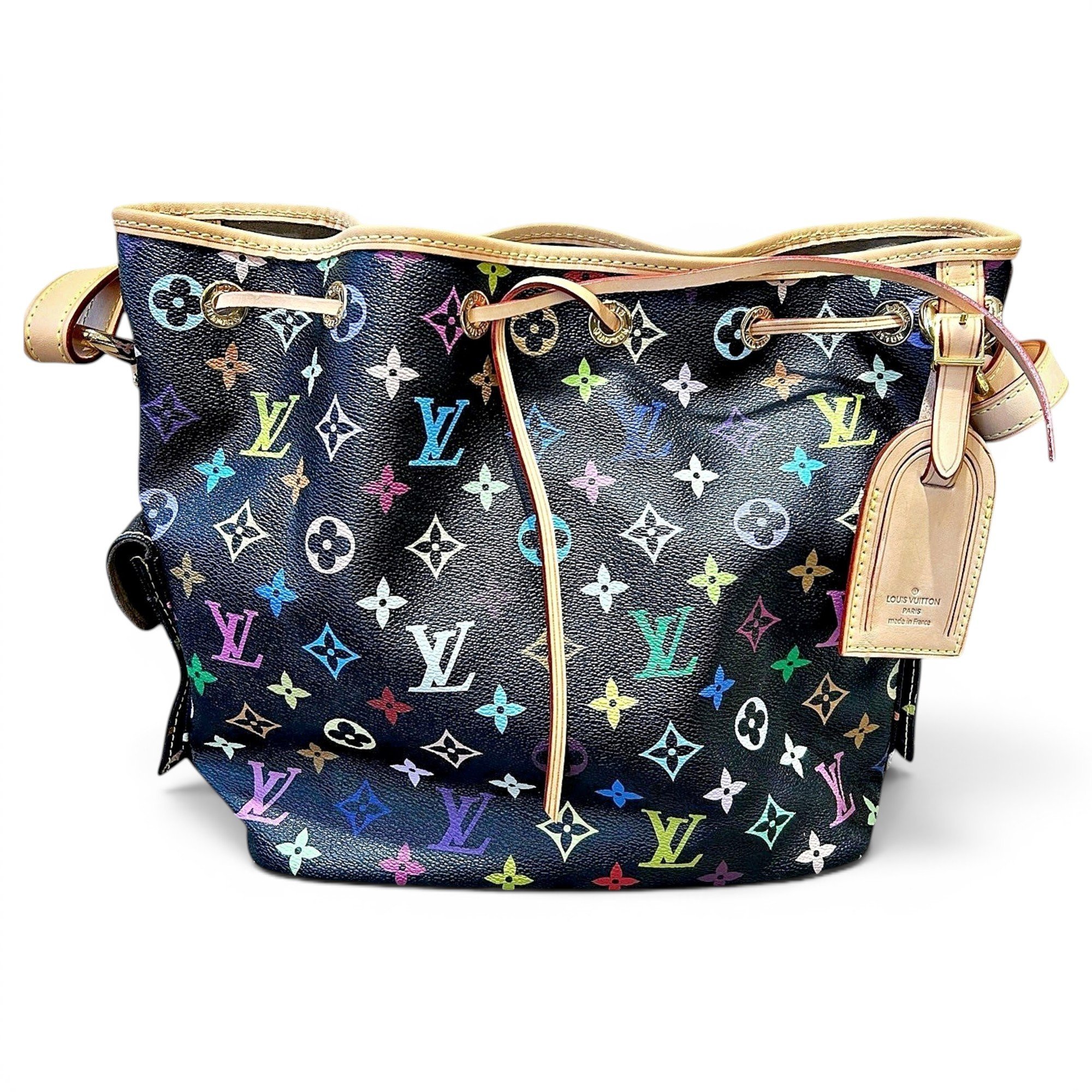 Nano Noé leather handbag