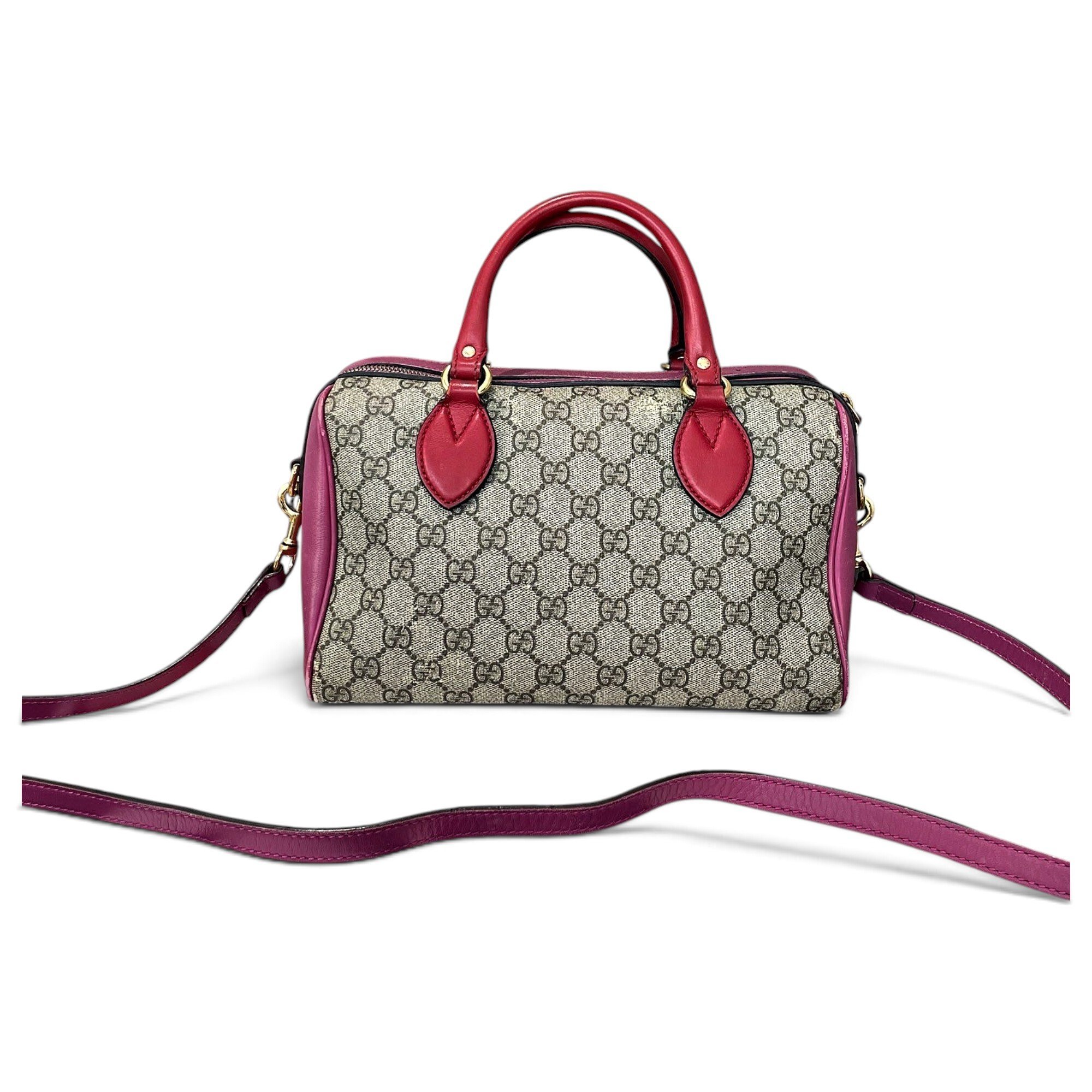 Boston leather handbag