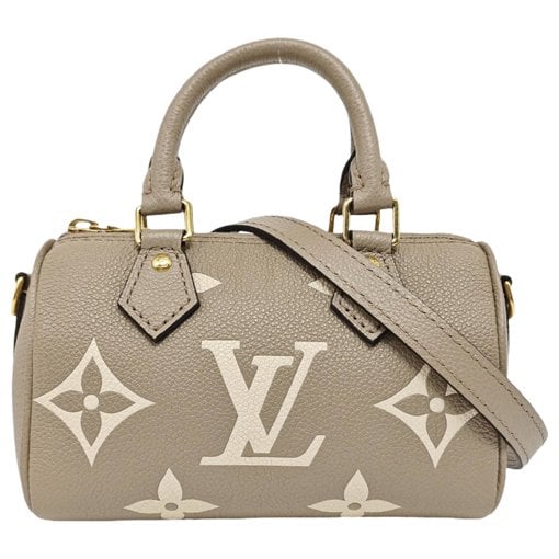 Nano Speedy / Mini HL leather handbag