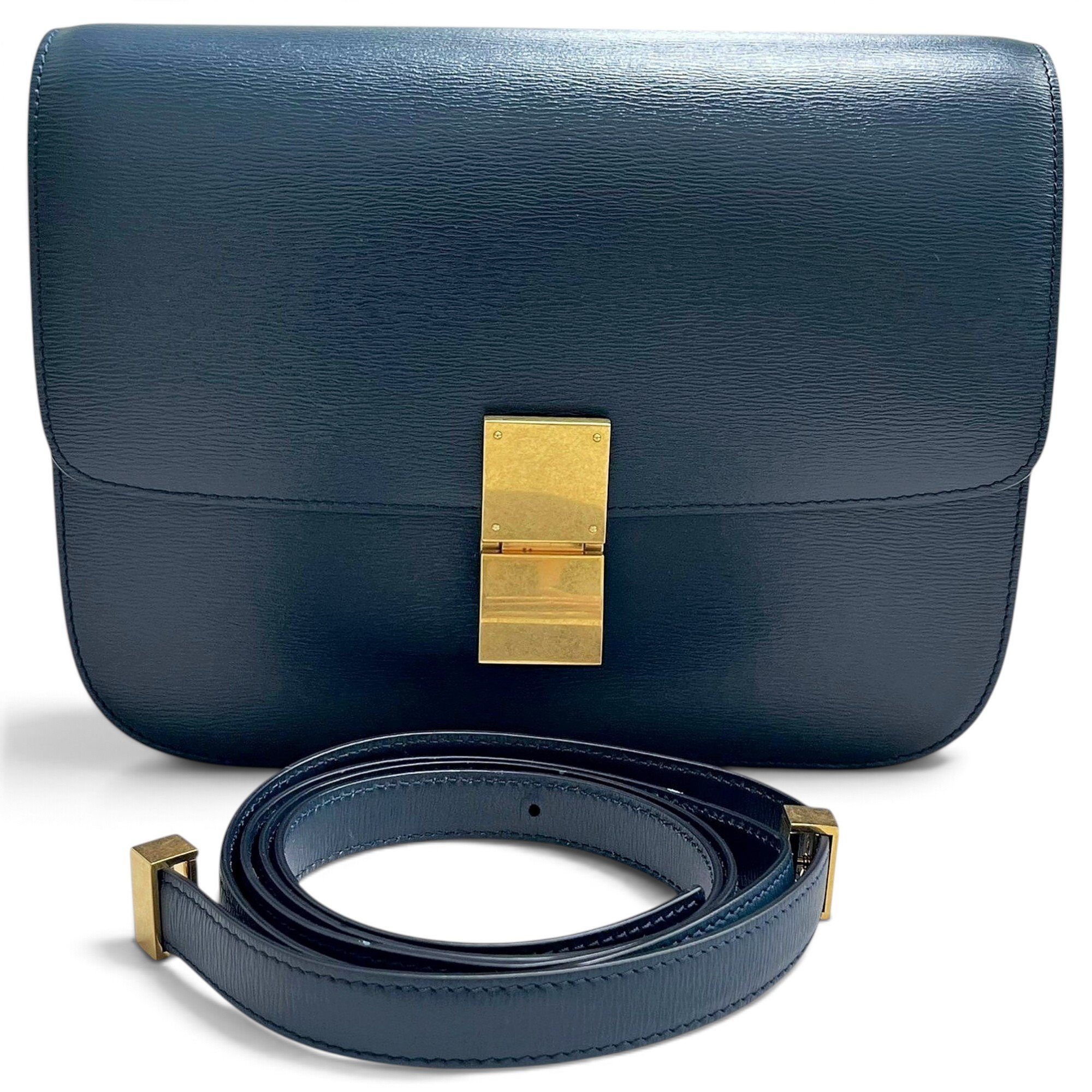 Classic leather handbag