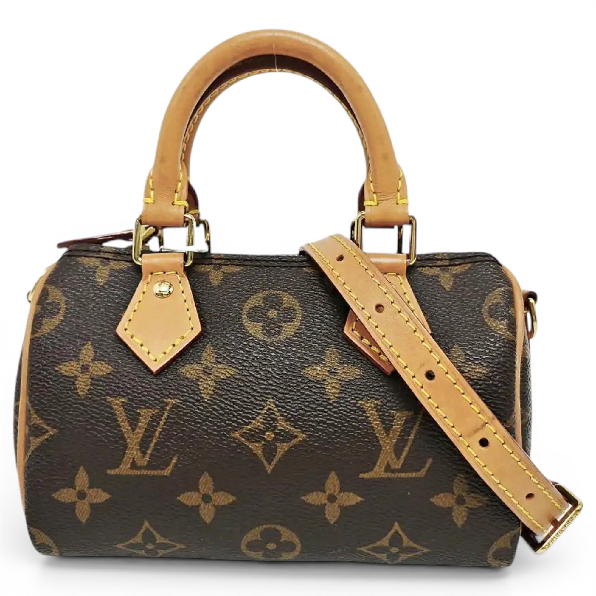 Nano Speedy / Mini HL leather handbag