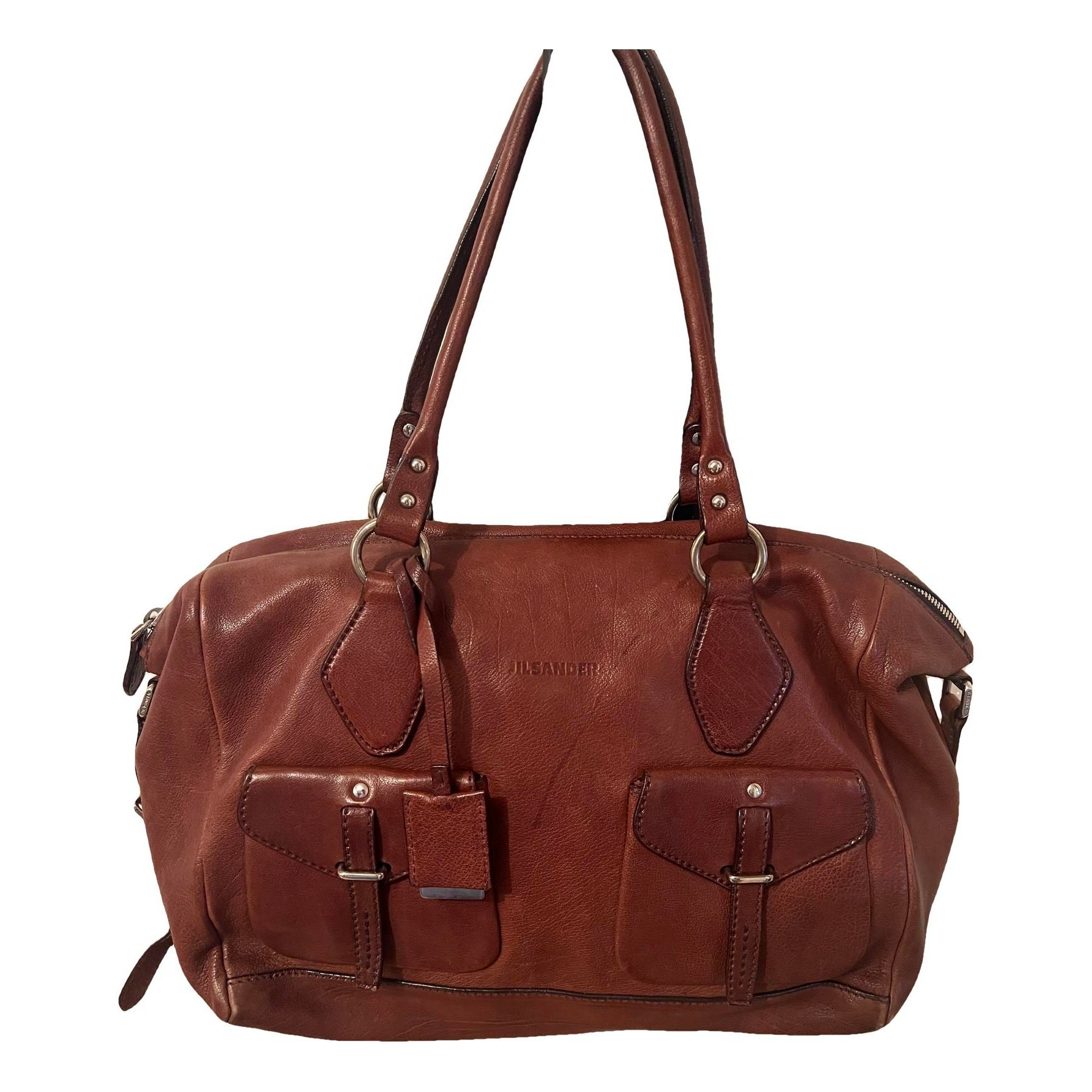 Leather handbag