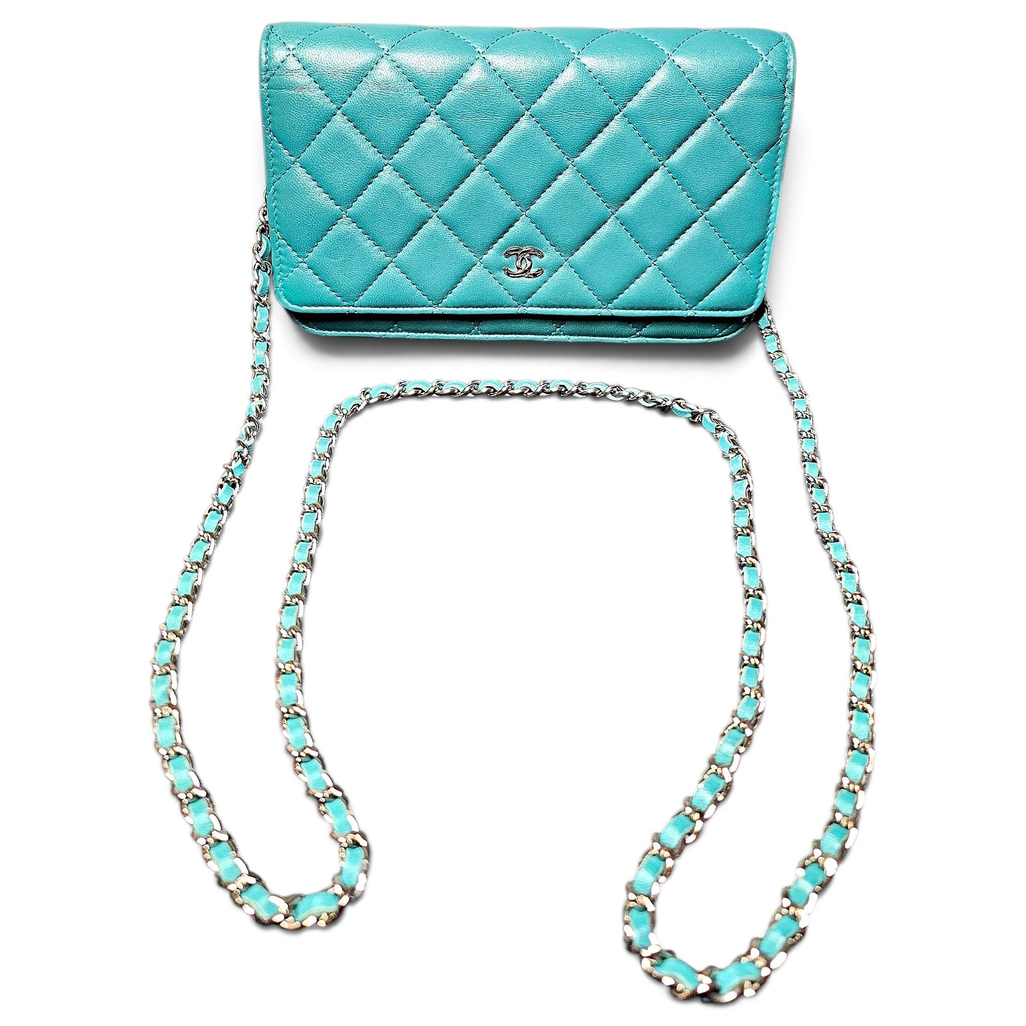 Wallet On Chain Timeless/Classique leather crossbody bag