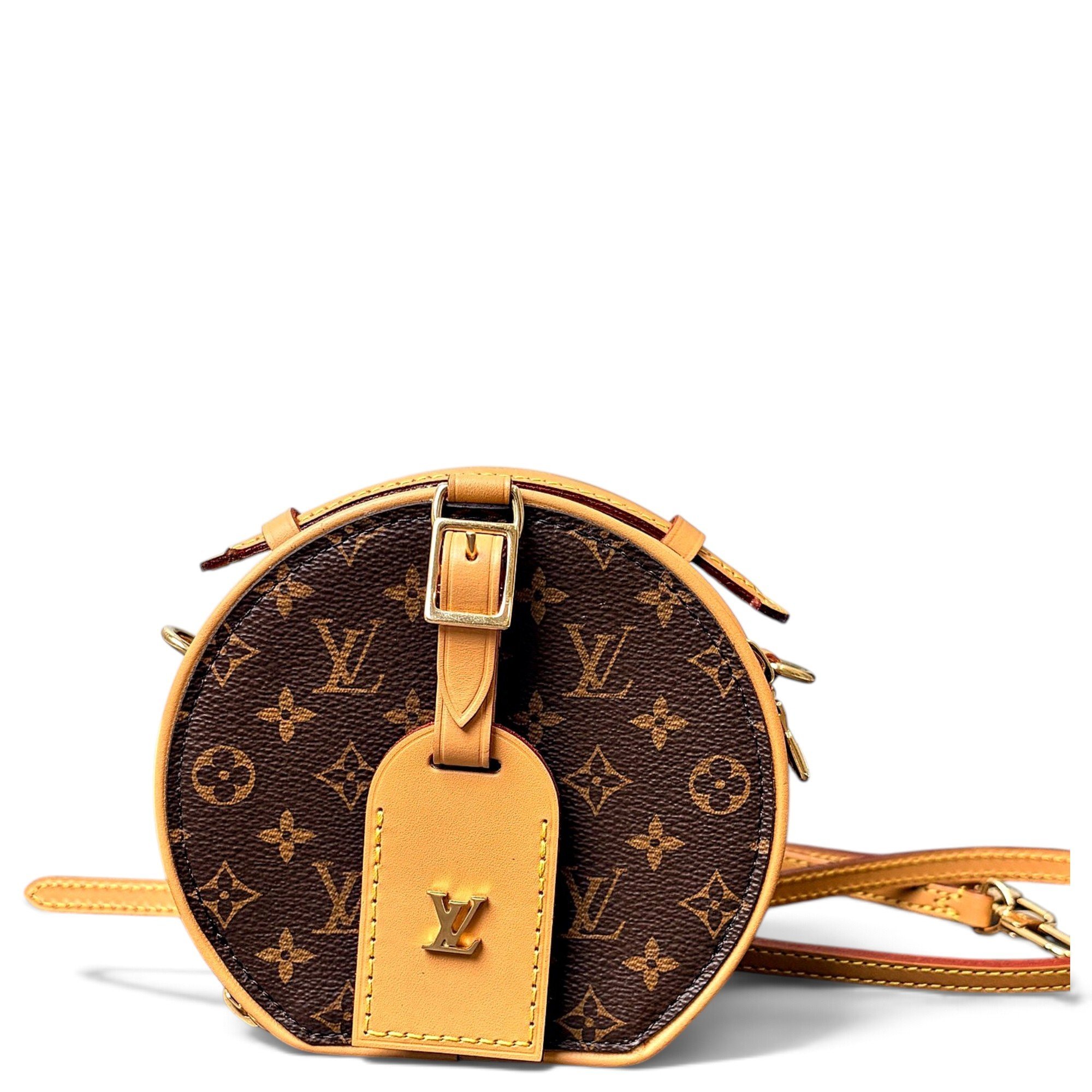 Boîte chapeau souple leather handbag