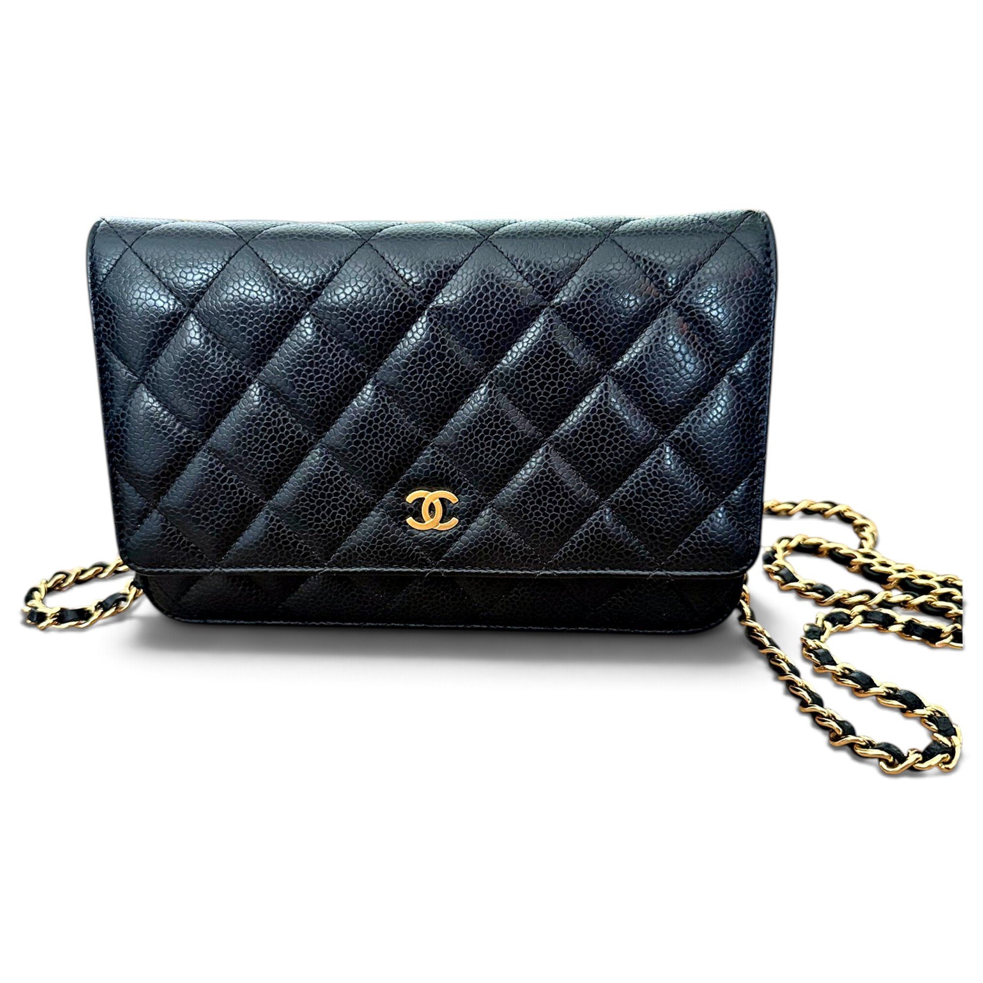 Wallet On Chain Timeless/Classique leather crossbody bag