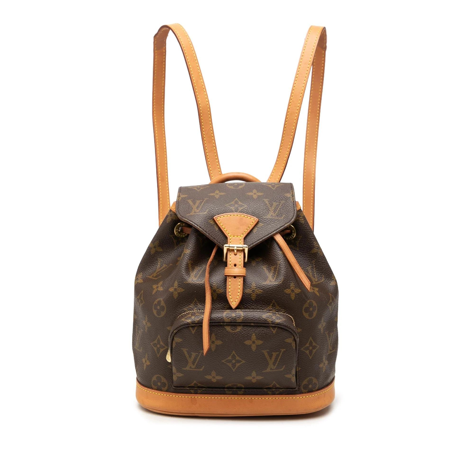 Montsouris leather backpack