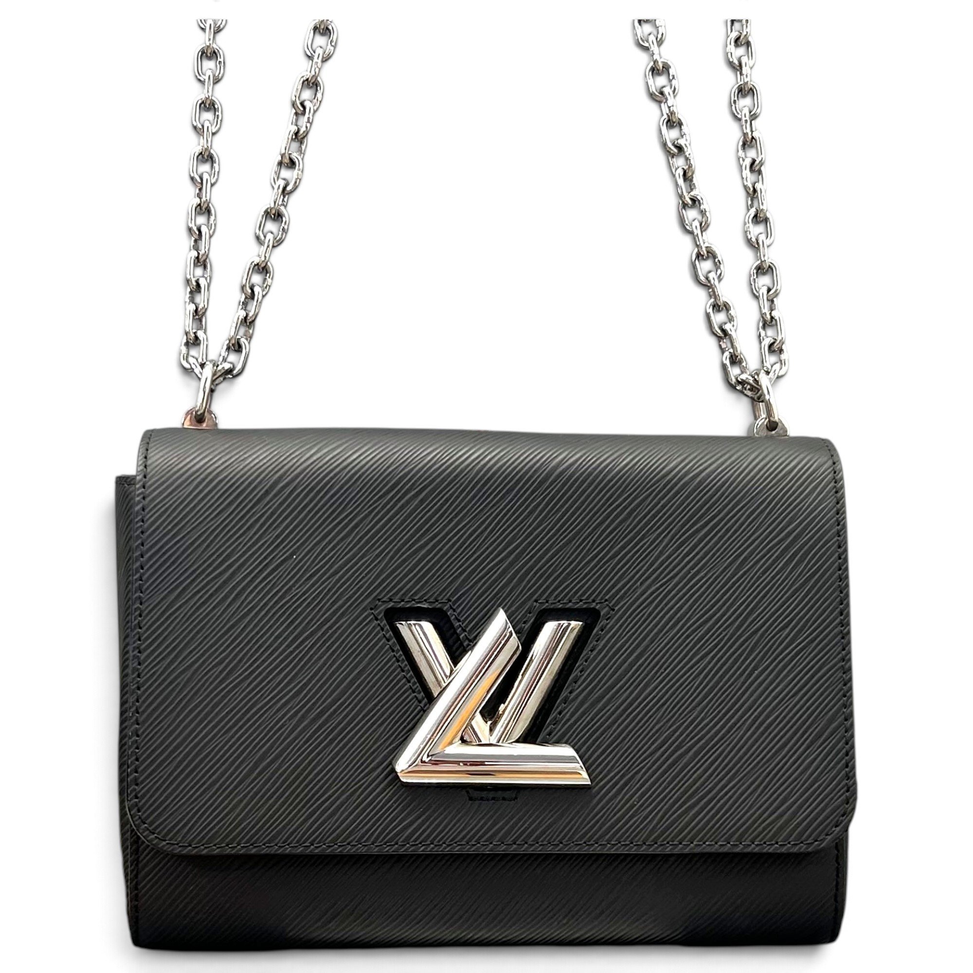 Twist leather handbag