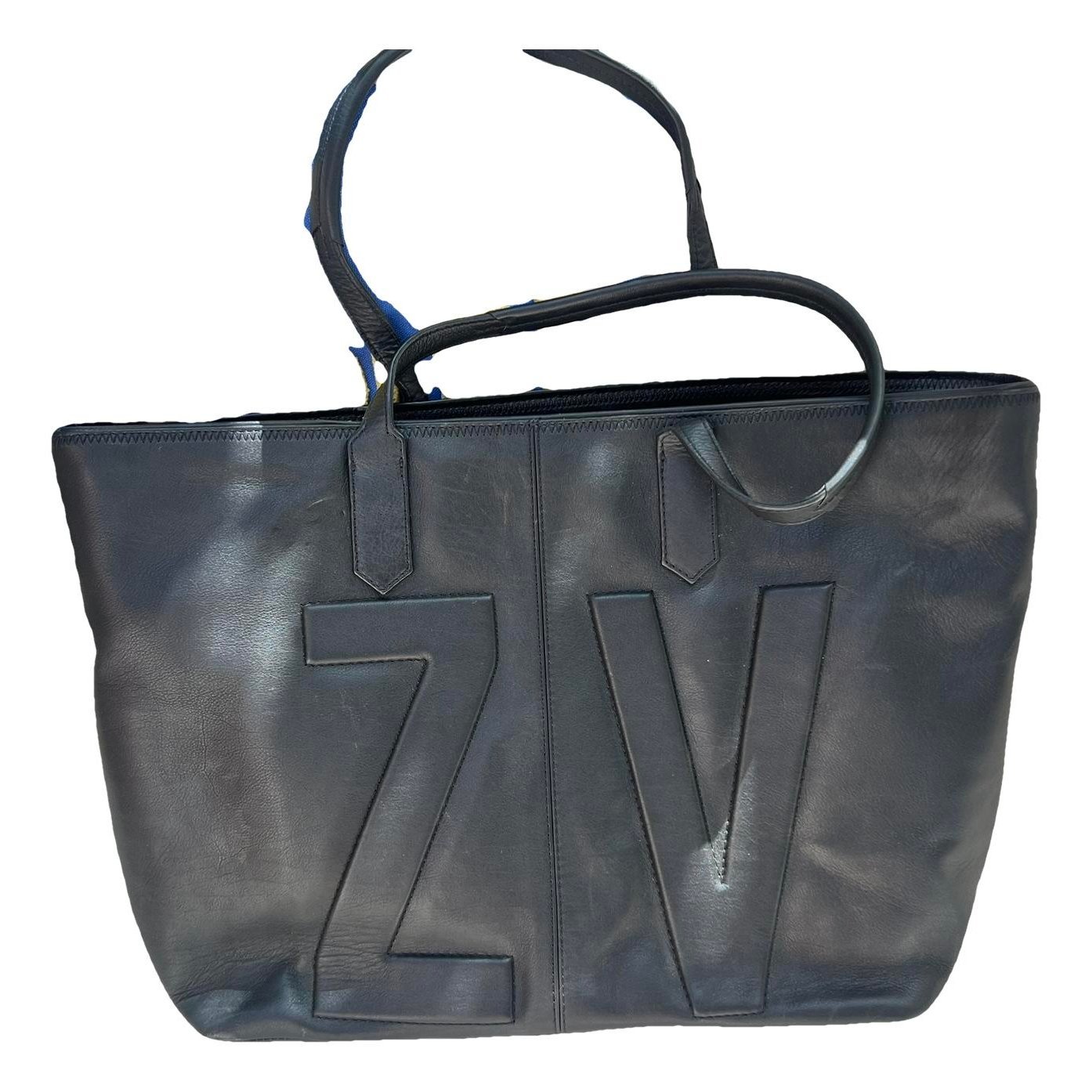 Leather tote