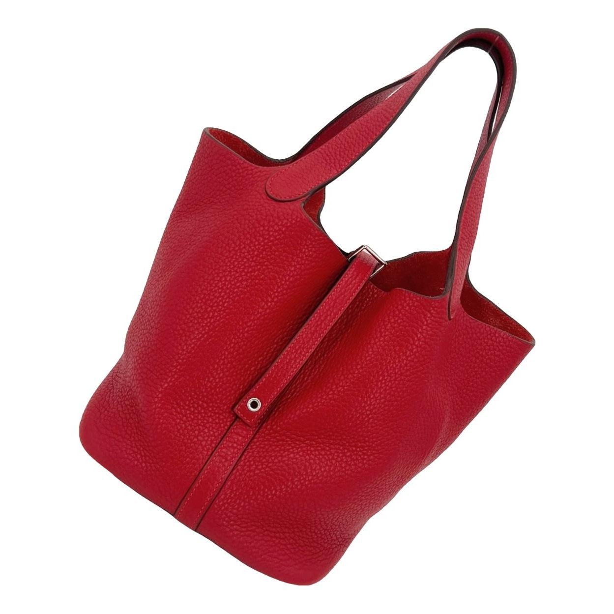 Picotin leather handbag