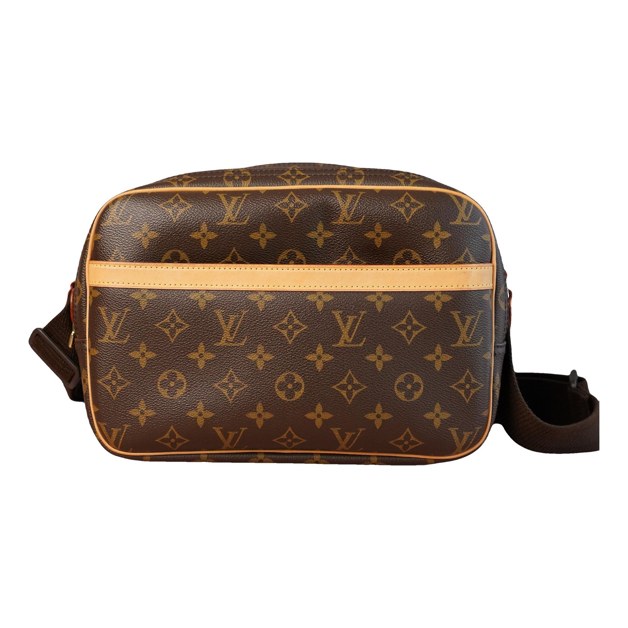 Reporter vinyl crossbody bag