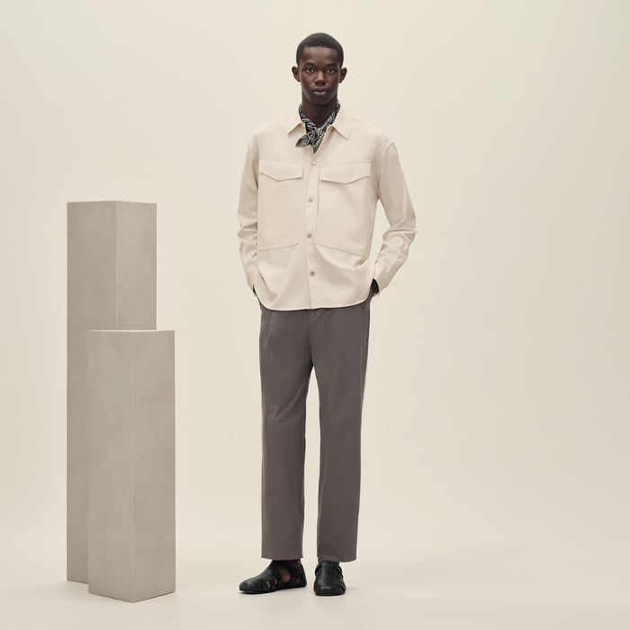 Ficelle Boxy Fit Overshirt