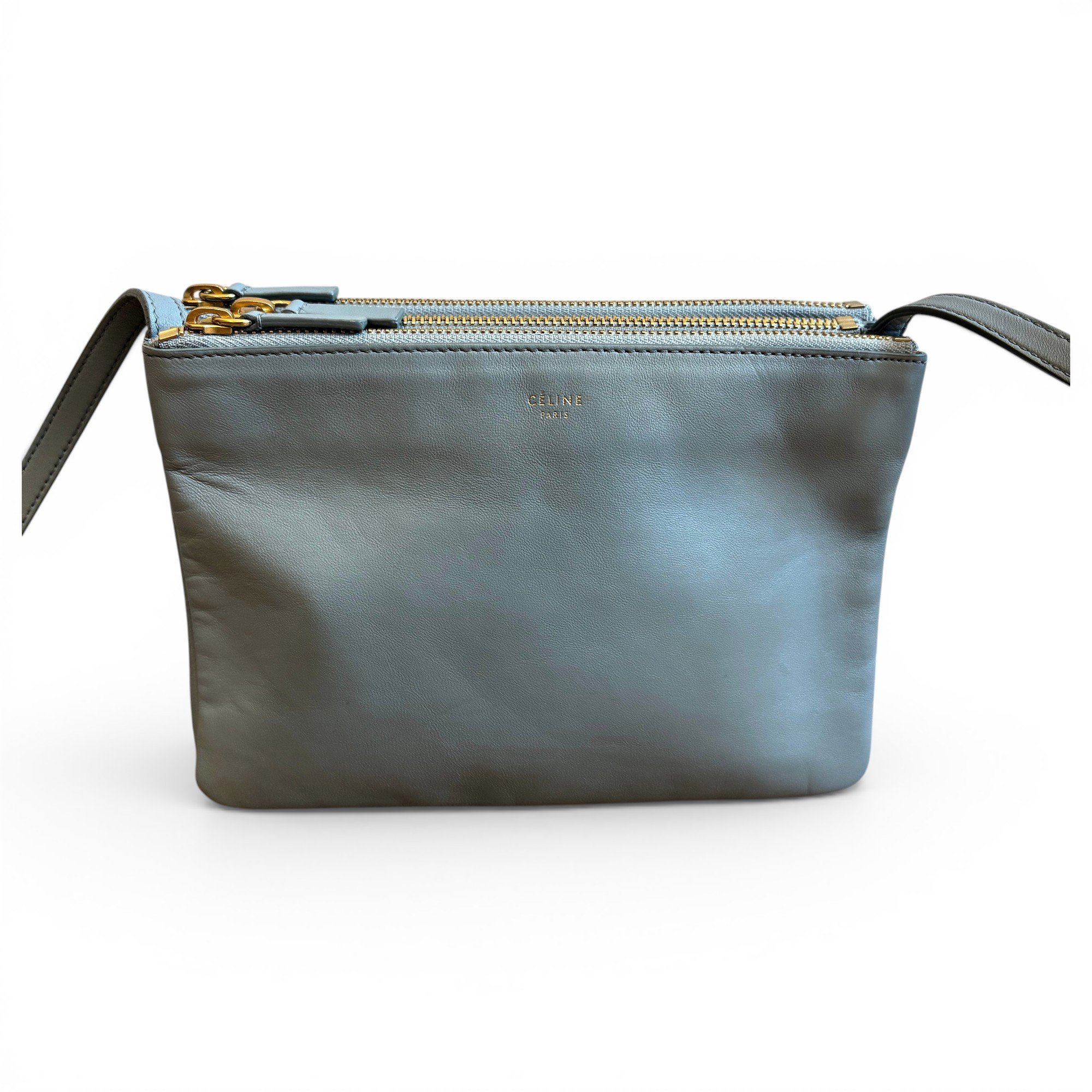Trio leather crossbody bag