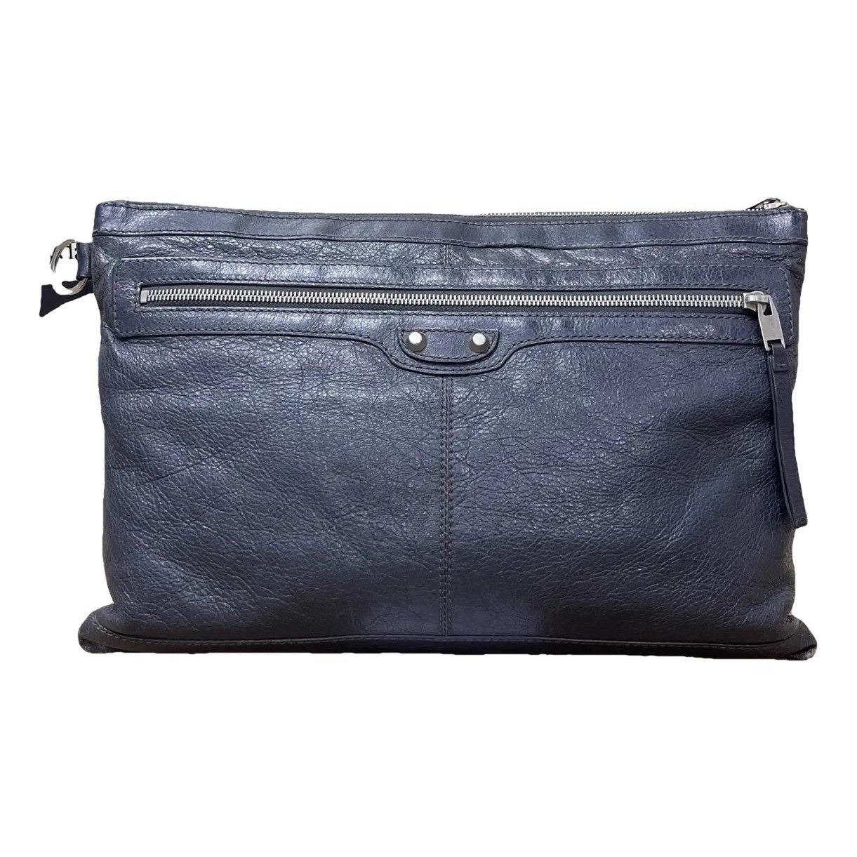 City Clip leather clutch bag