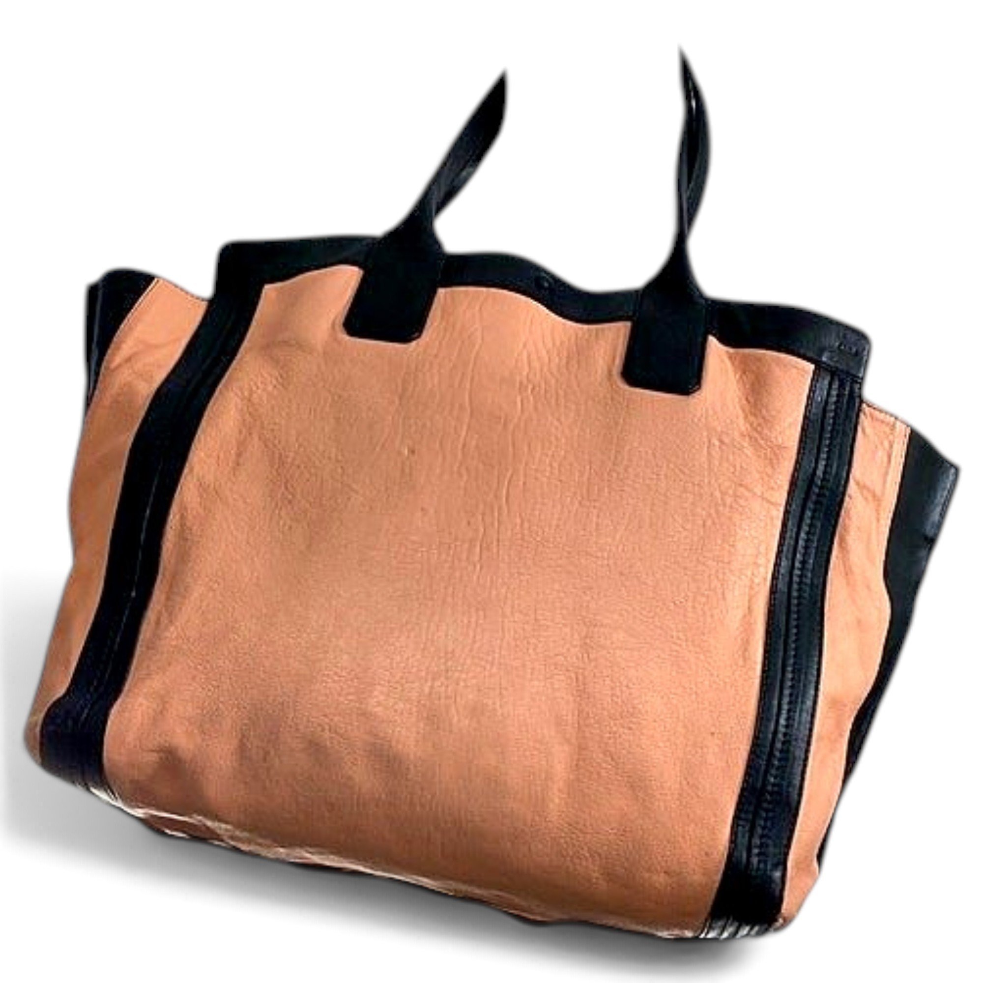 Leather tote