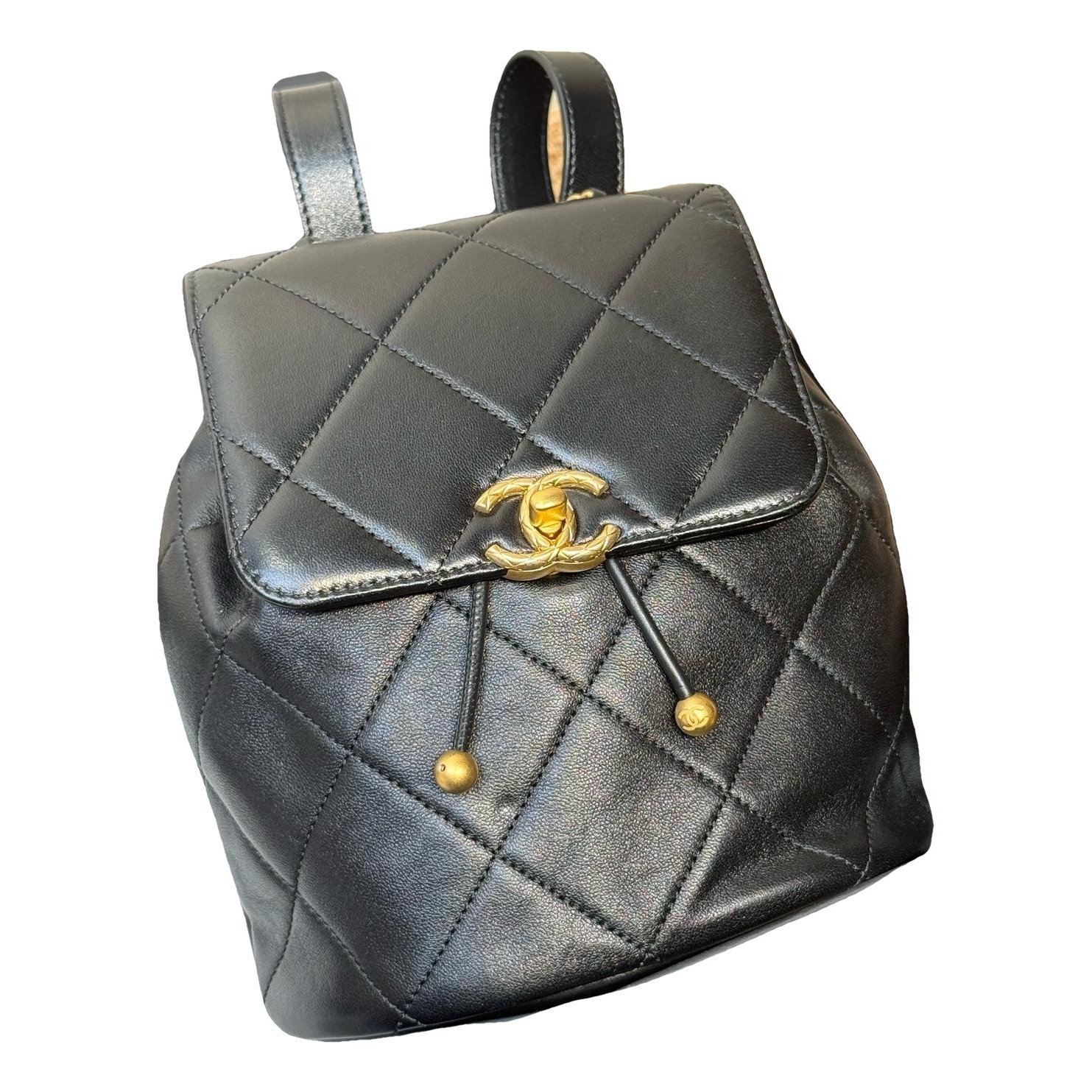 Leather backpack