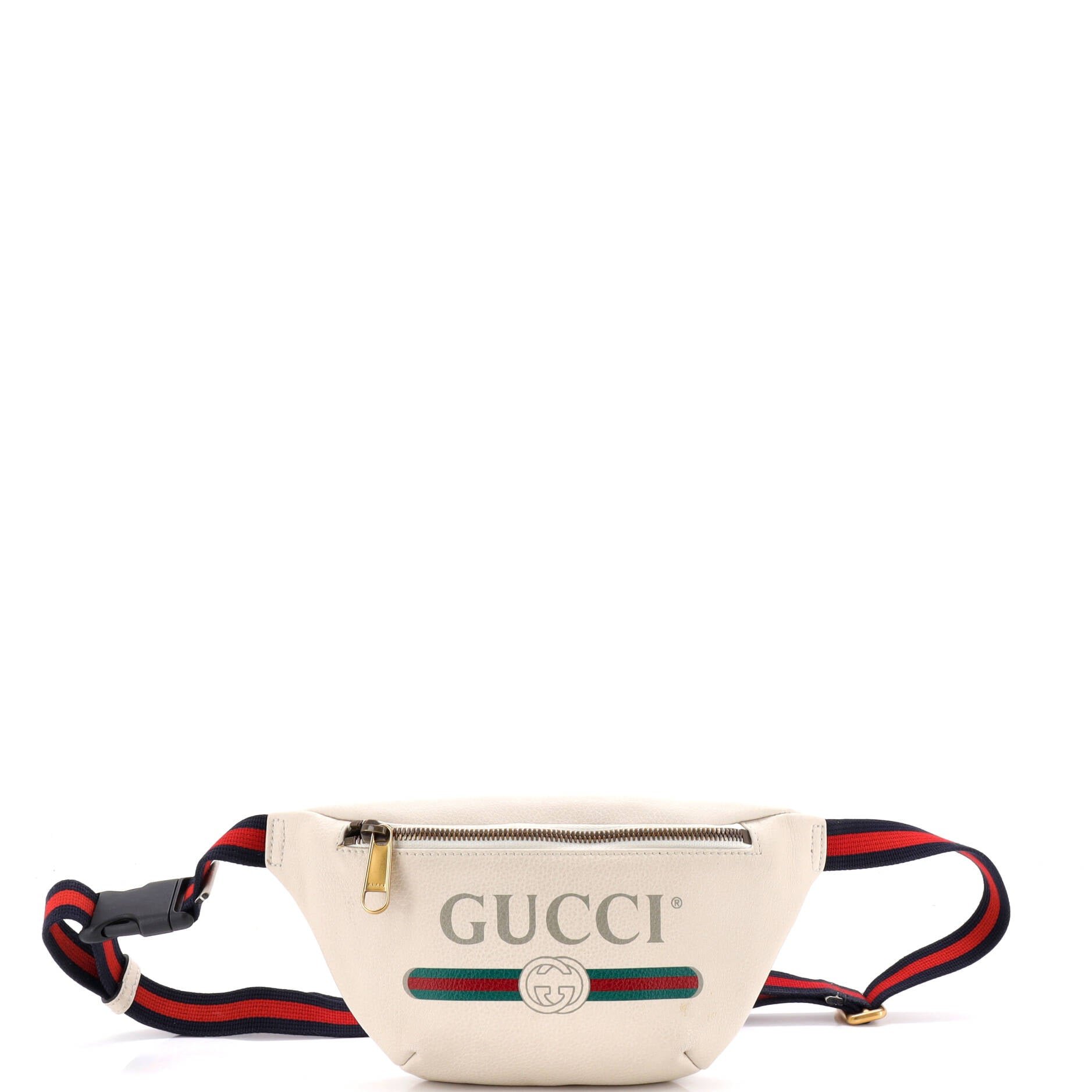 Logo Belt Bag Printed Leather Small