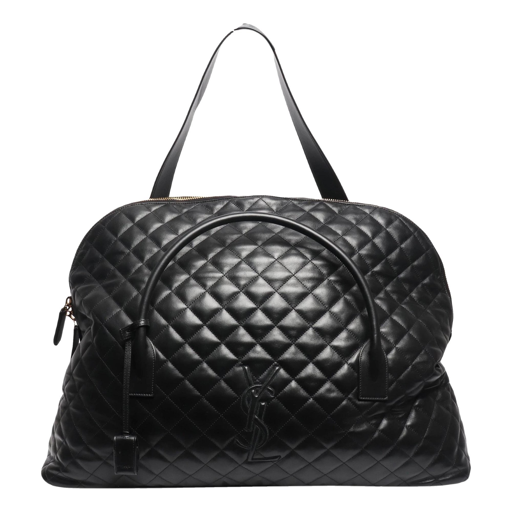 Leather travel bag