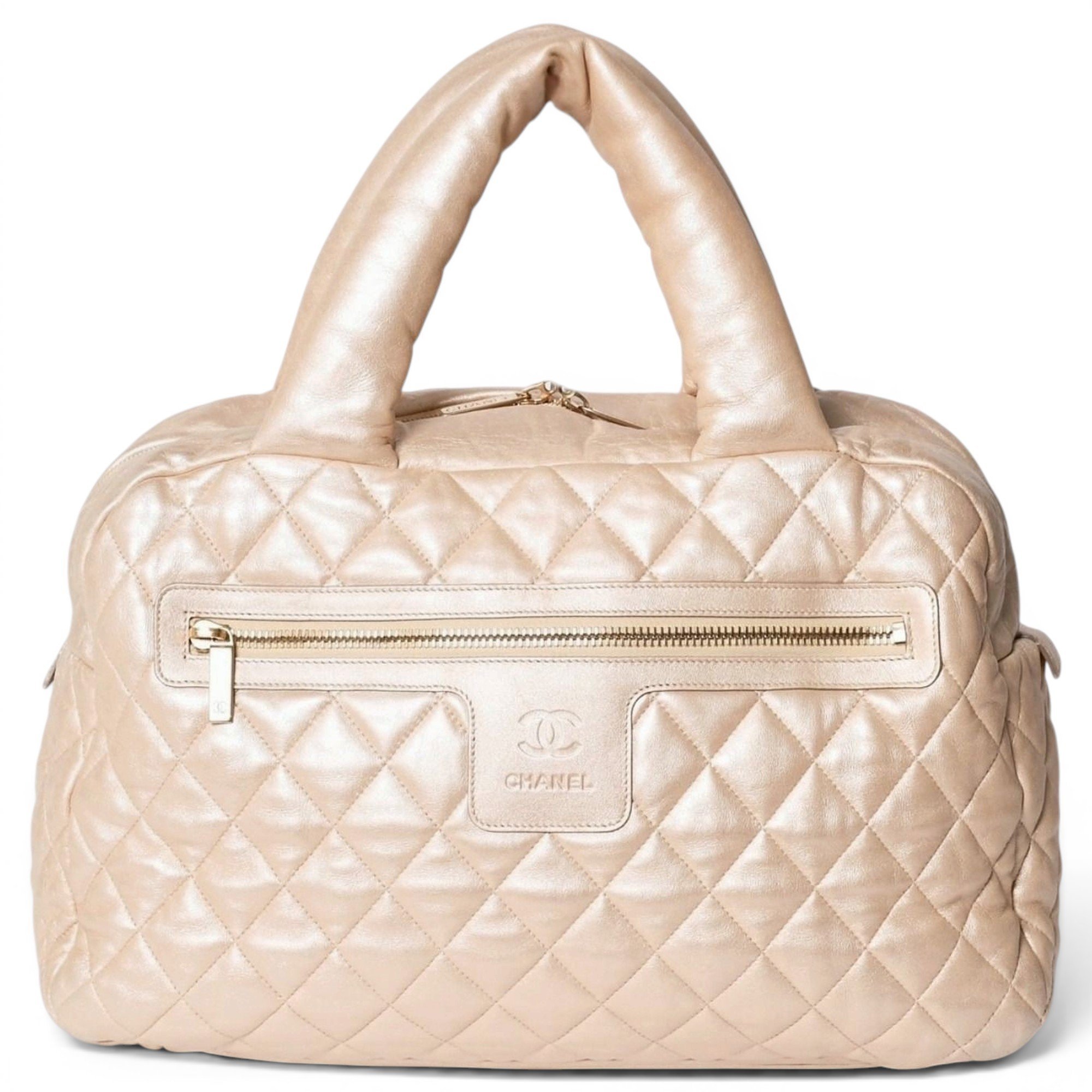 Cocoon leather handbag