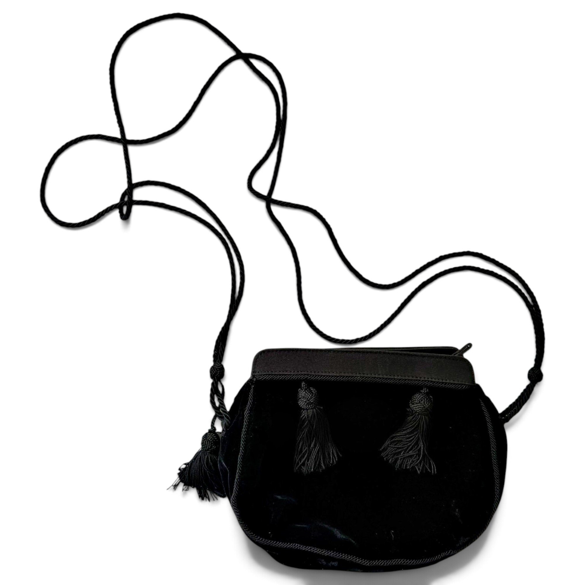 Velvet crossbody bag
