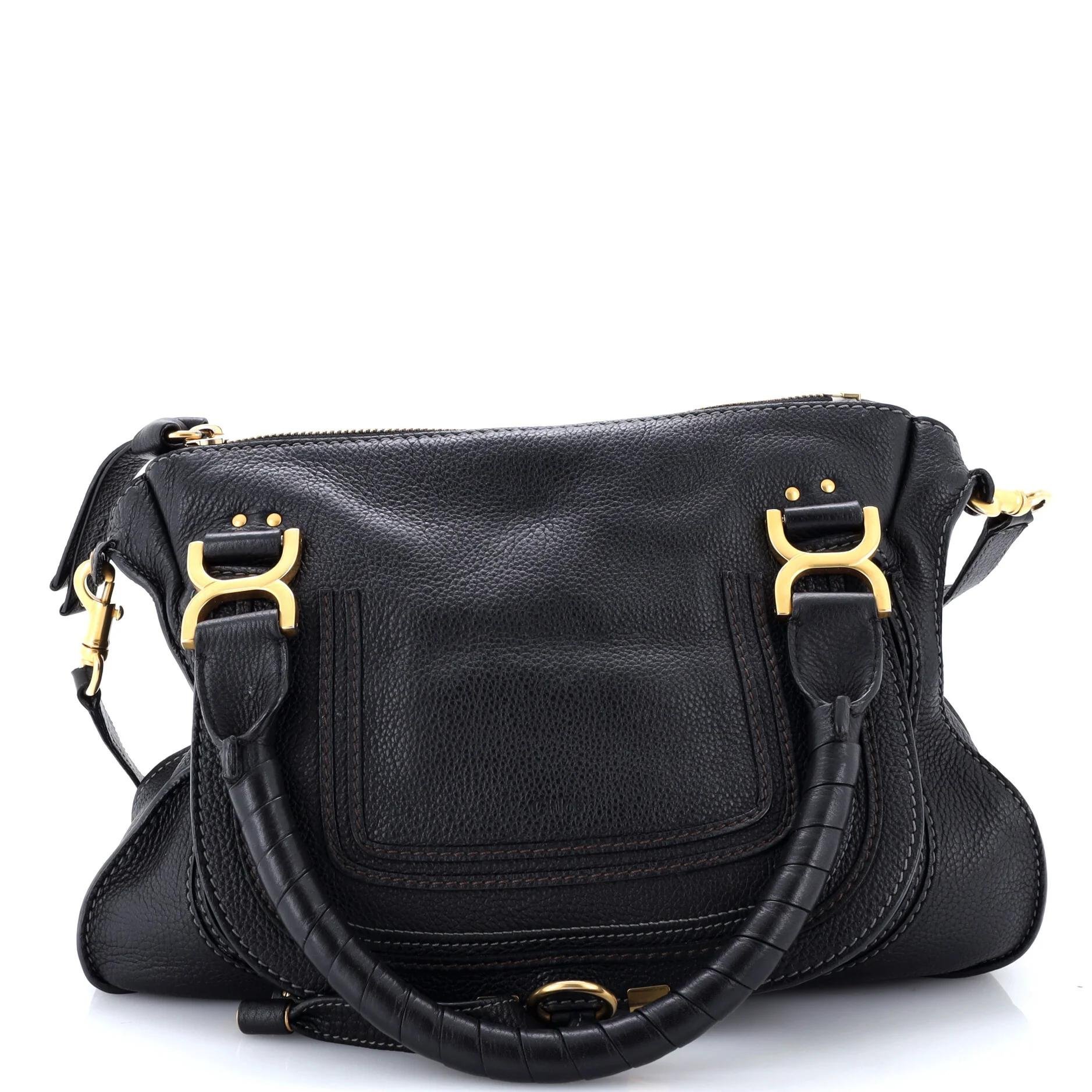 Leather satchel