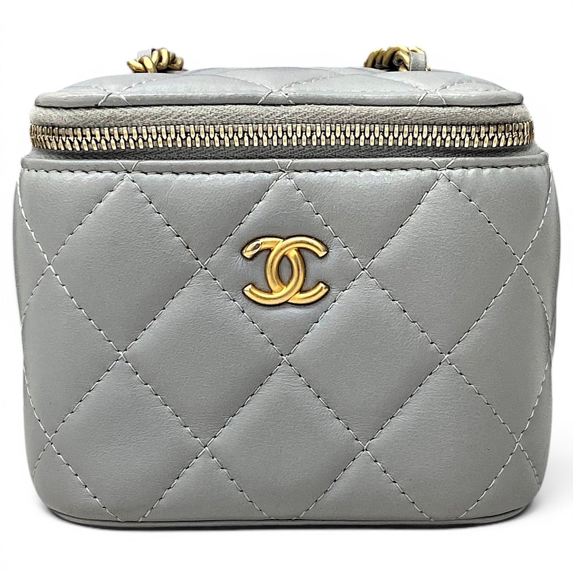 Trendy CC Vanity leather handbag