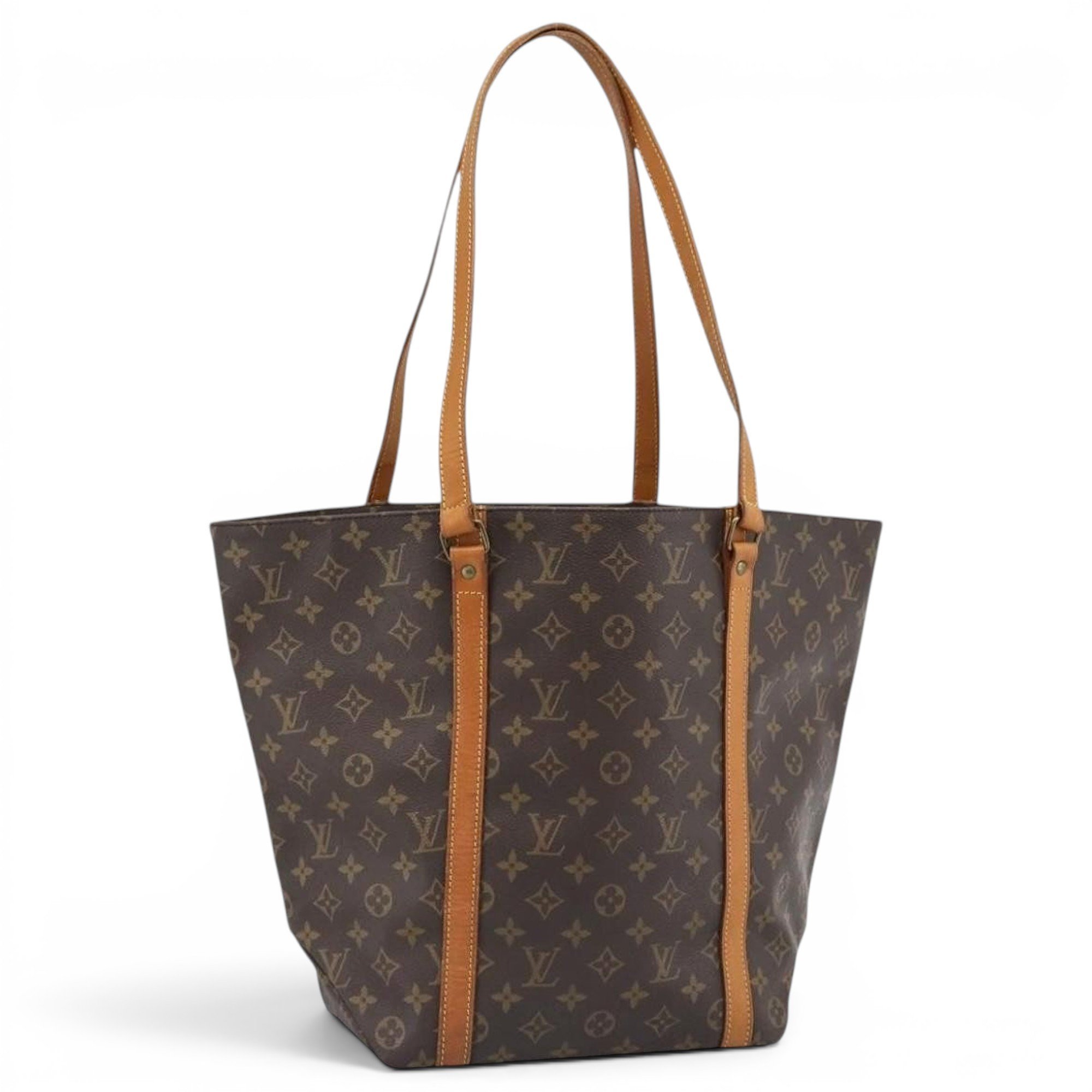Shopping leather tote