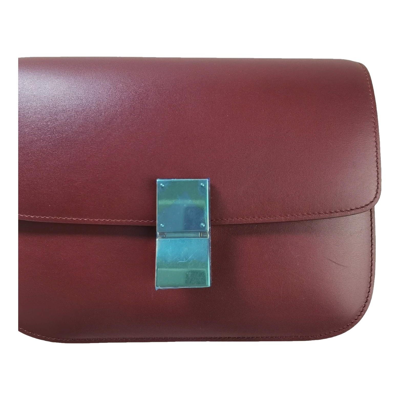 Classic leather crossbody bag