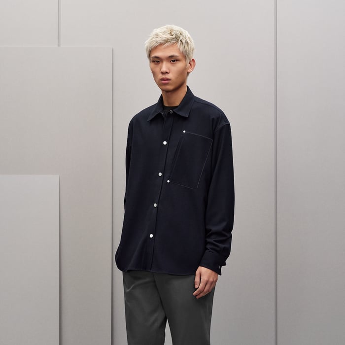 Marine "Clous De Selle" Overshirt