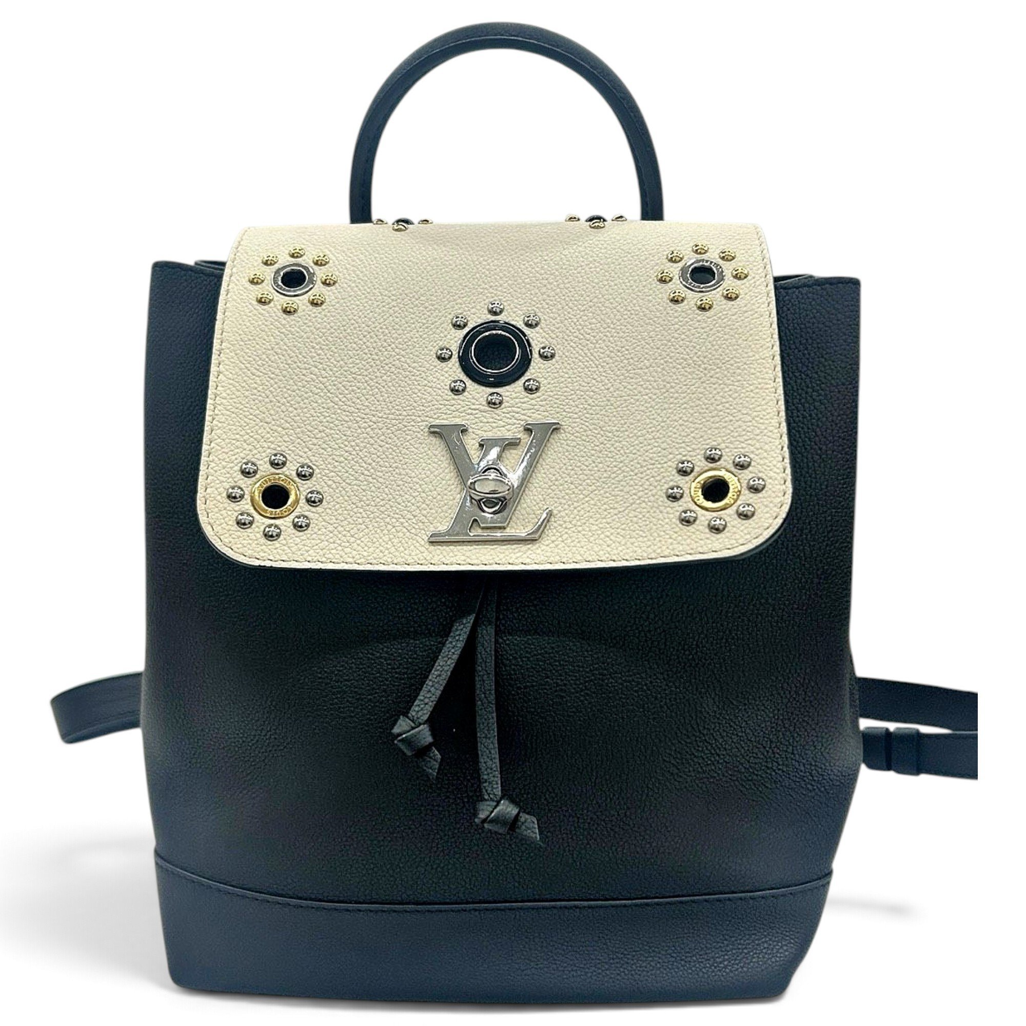 Lockme leather backpack