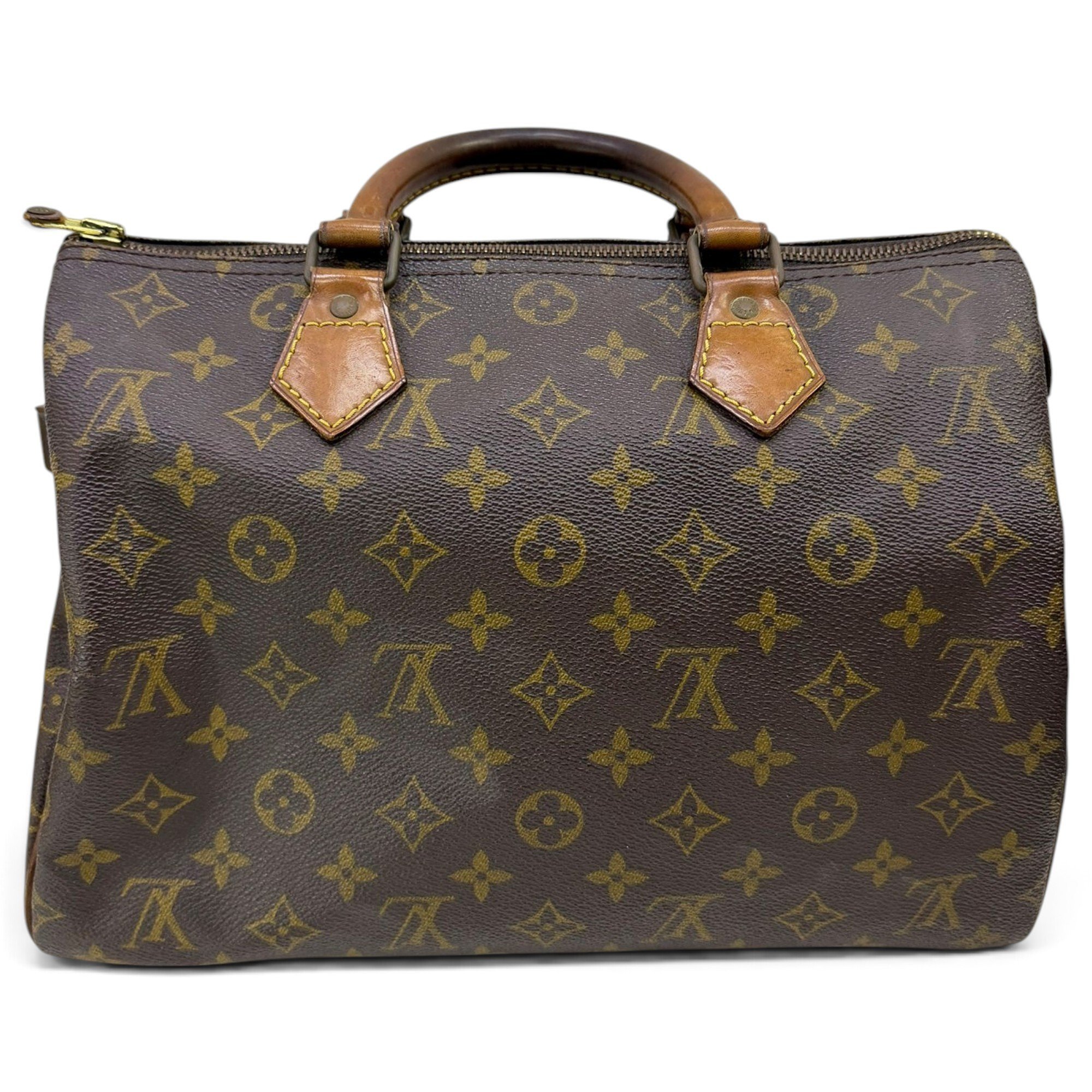 Speedy leather handbag