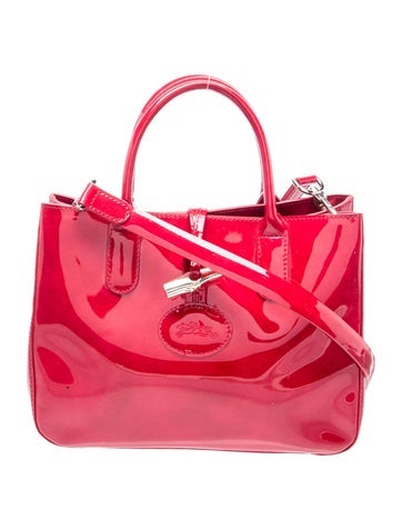 Patent Leather Top Handle Bag
