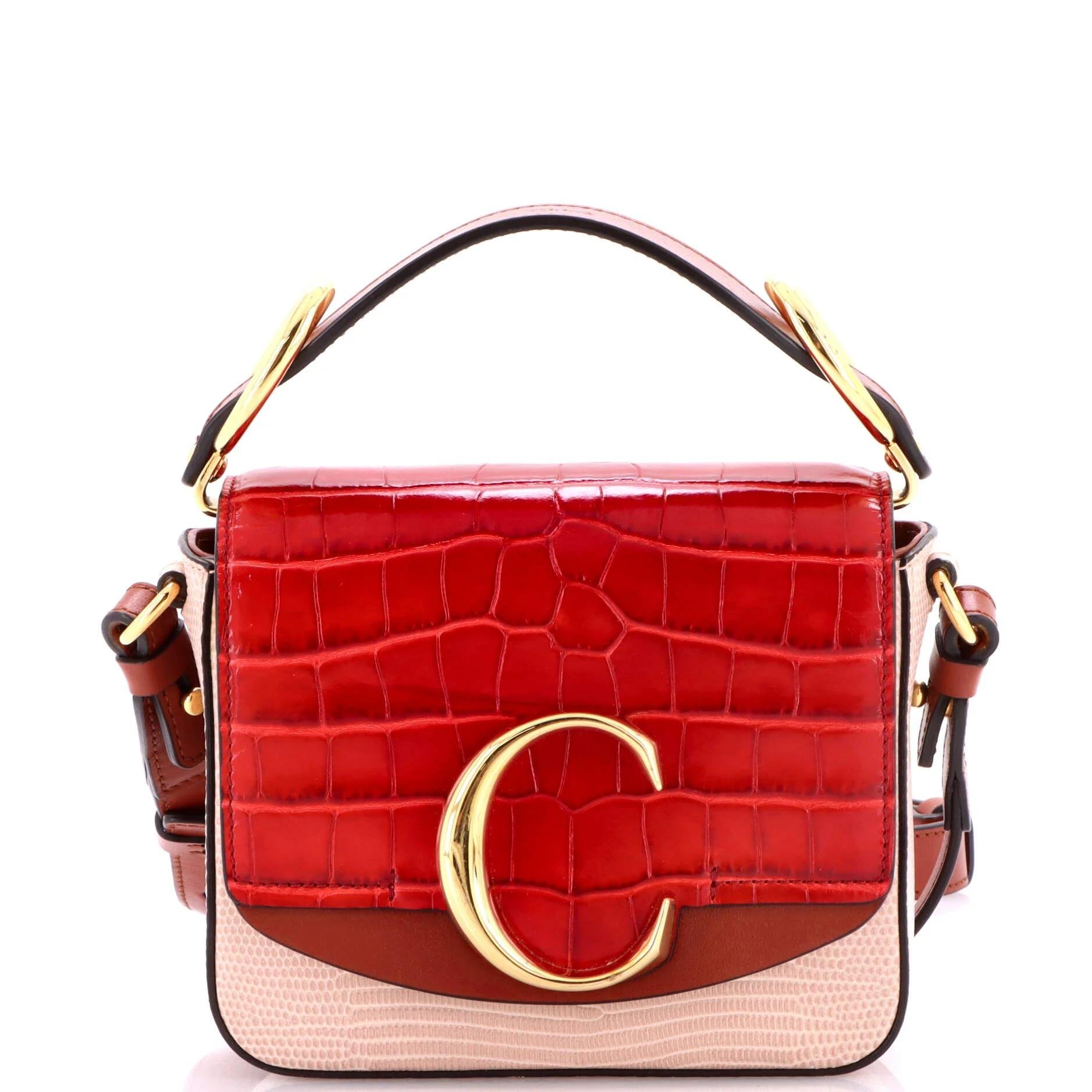 Lizard crossbody bag