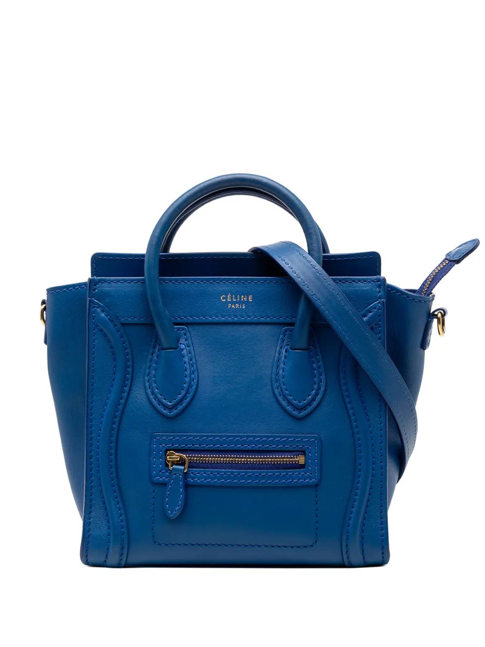 2012 Nano Leather Luggage Tote satchel