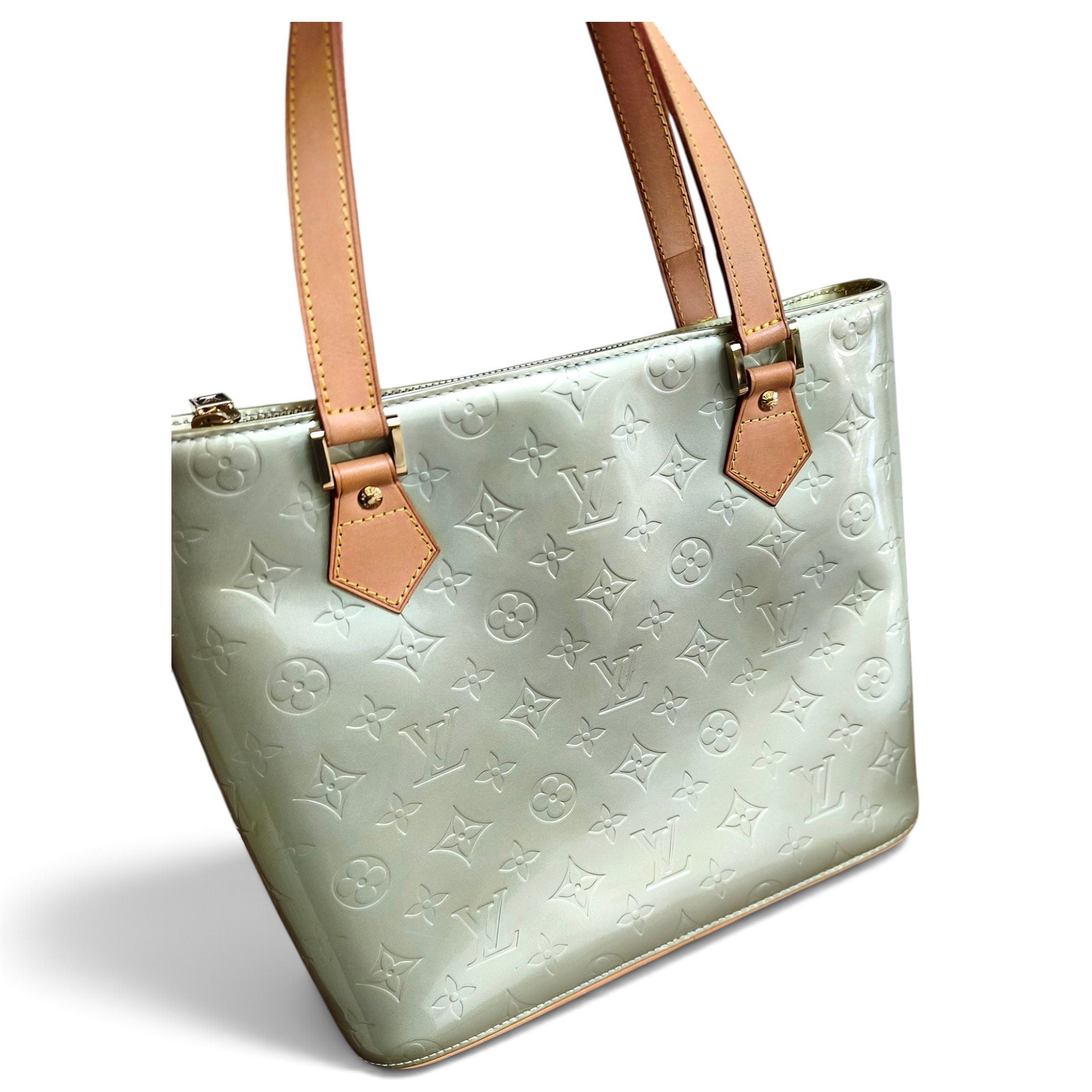 Houston patent leather tote