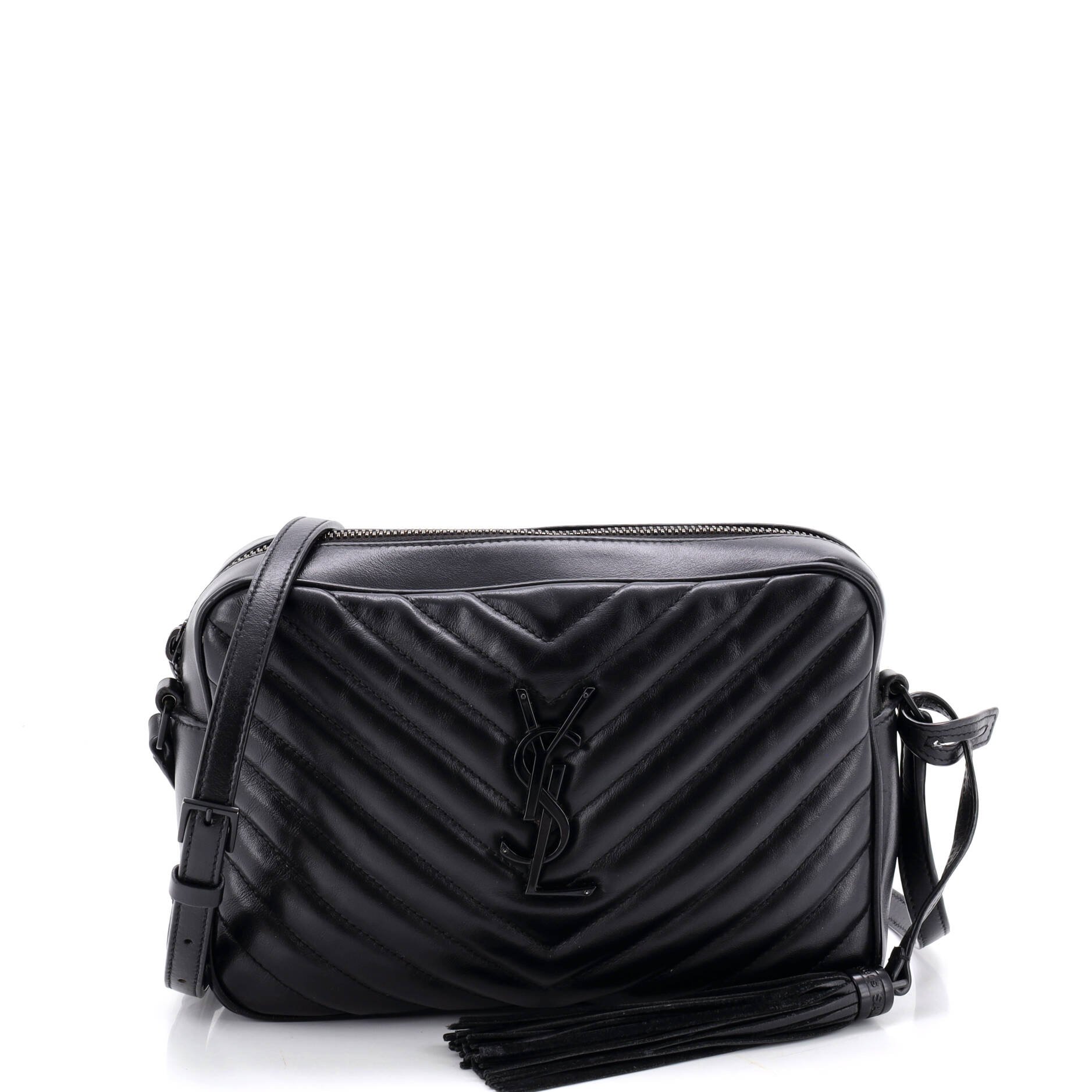 Saint Laurent Lou Camera Bag Matelasse Chevron Leather Small