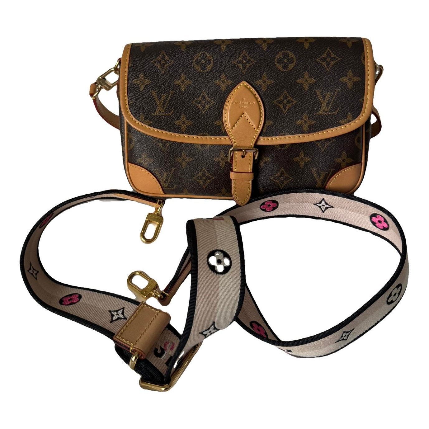 Diane cloth crossbody bag