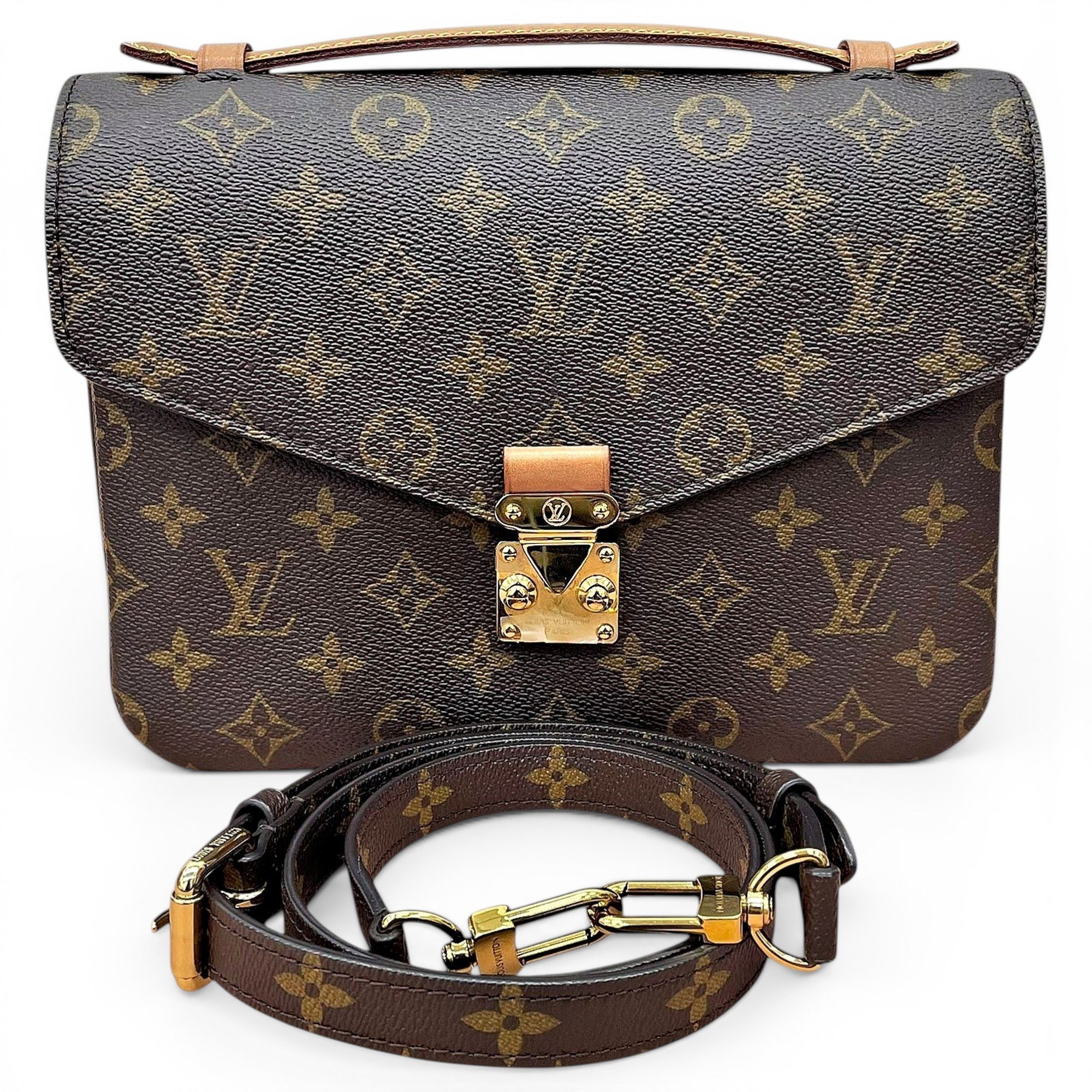 Metis leather handbag