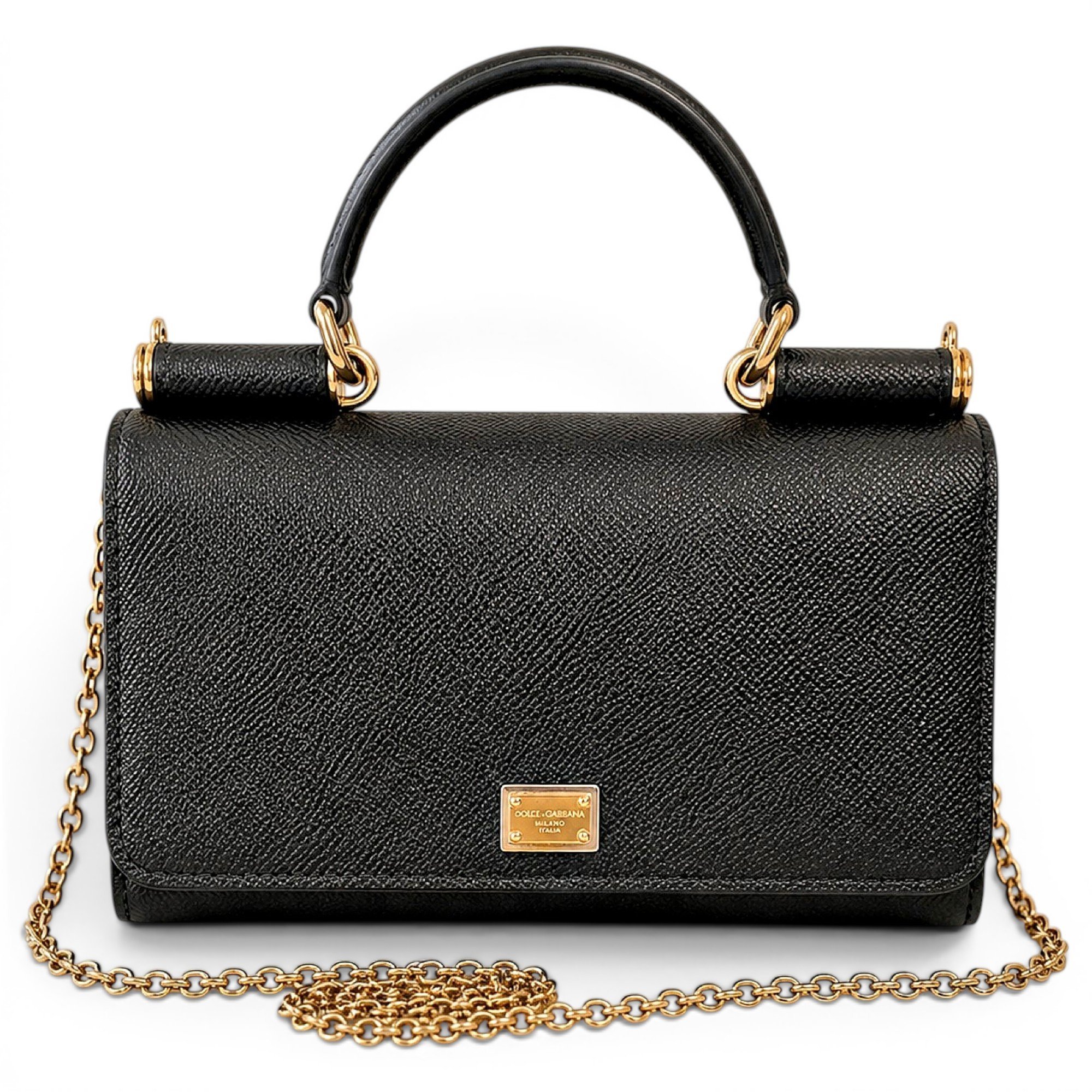 Dolce & Gabbana Sicily leather crossbody bag