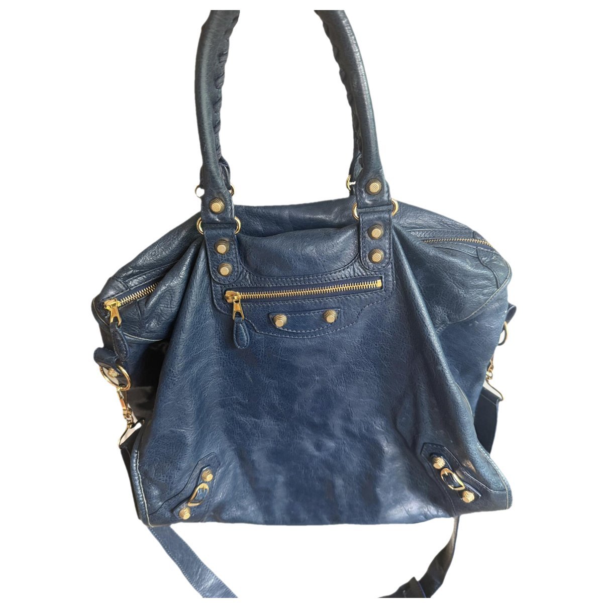 Weekender leather bag