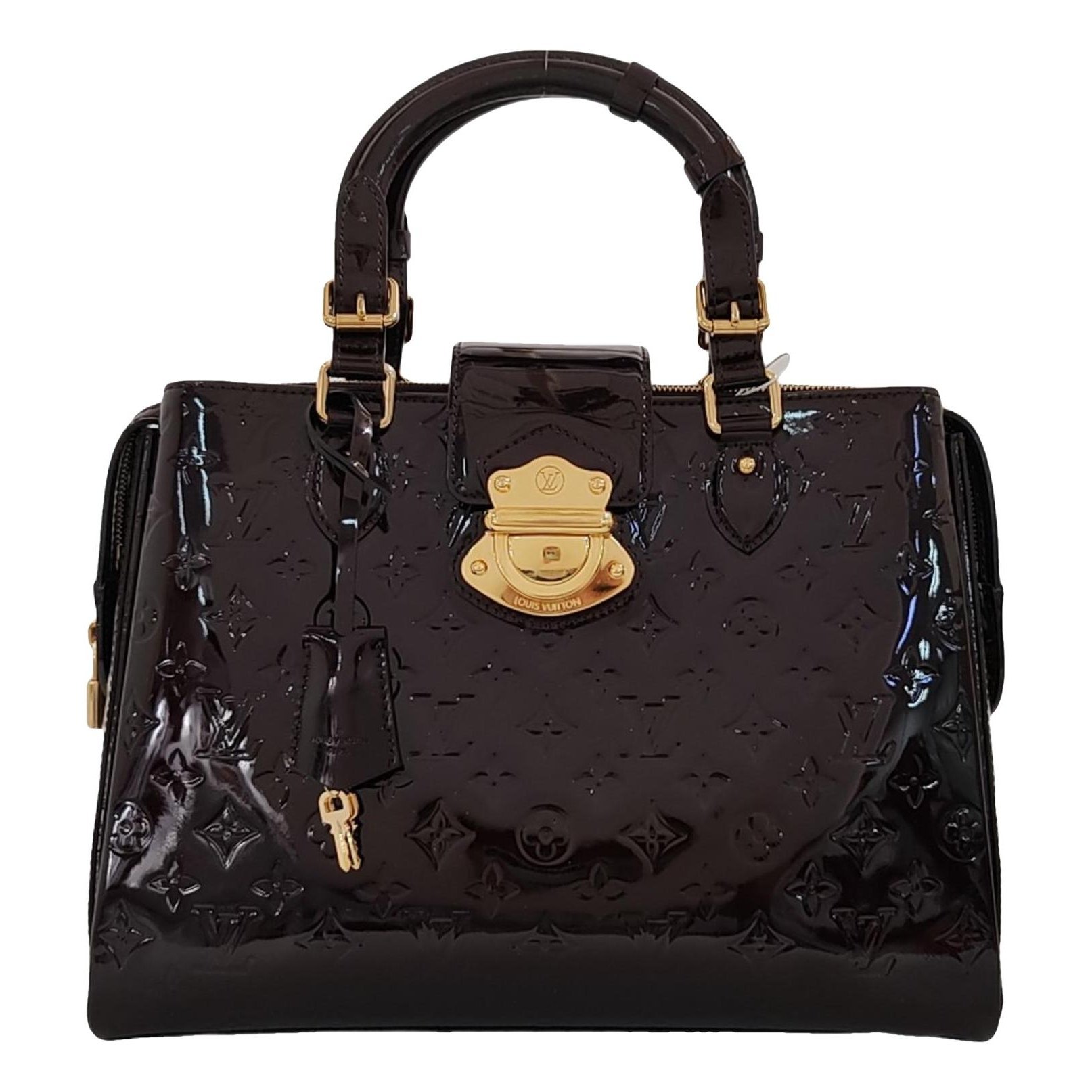 Melrose patent leather handbag