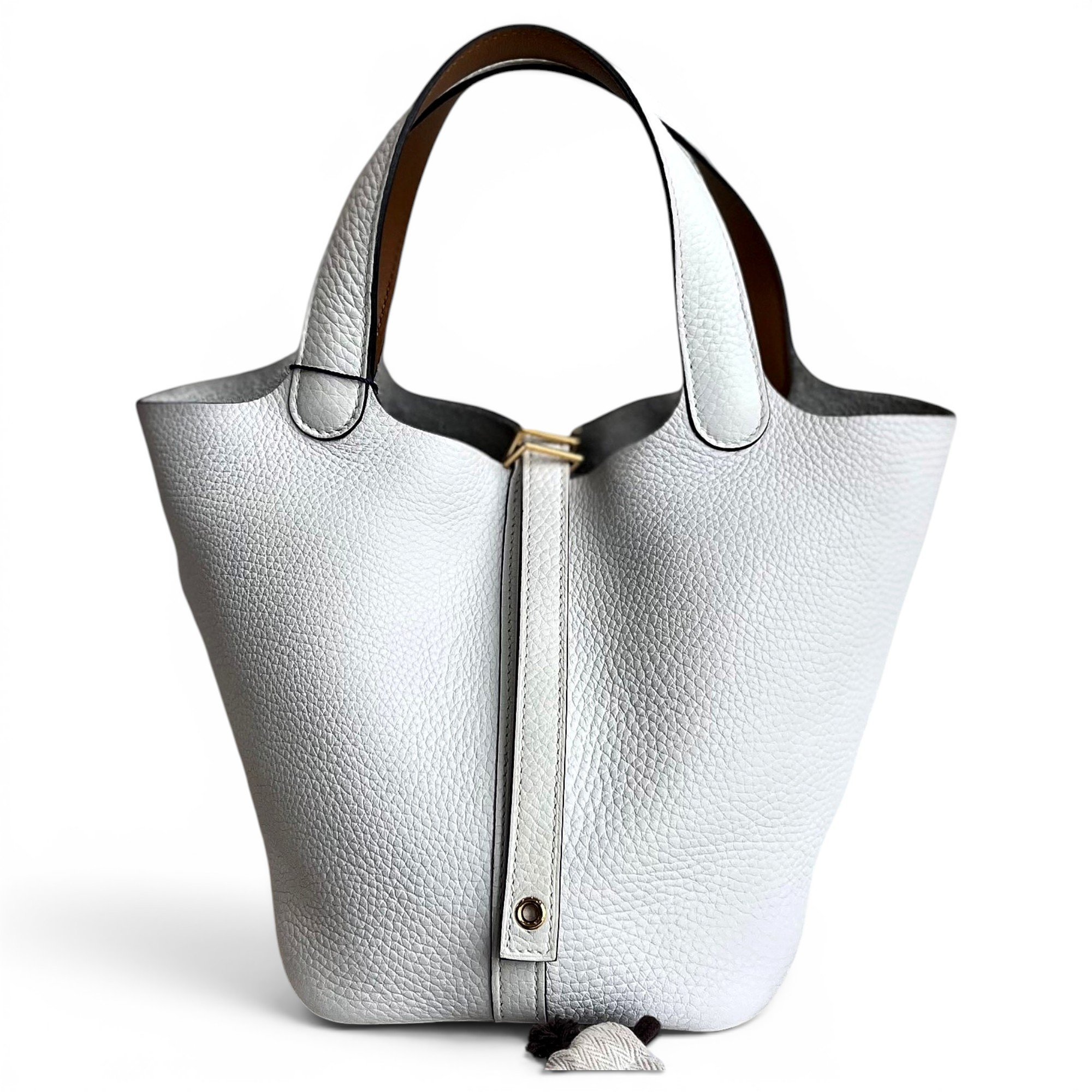 Picotin leather handbag